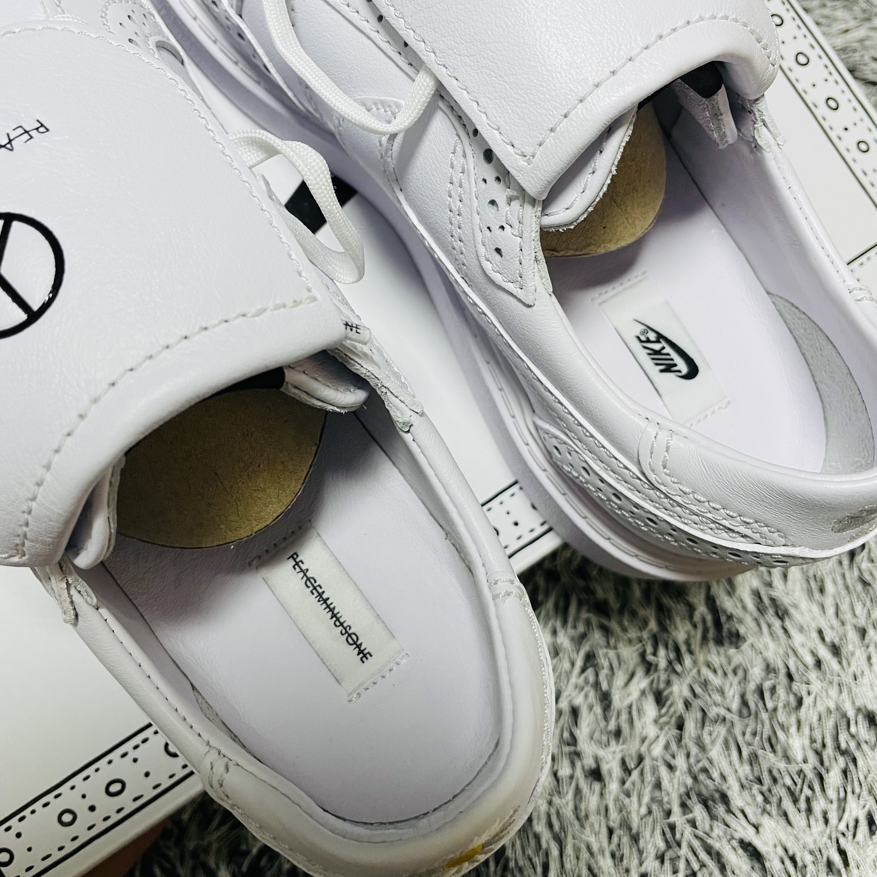 Nike x Peaceminusone Kwondo1 White 착용 스타일 - 4