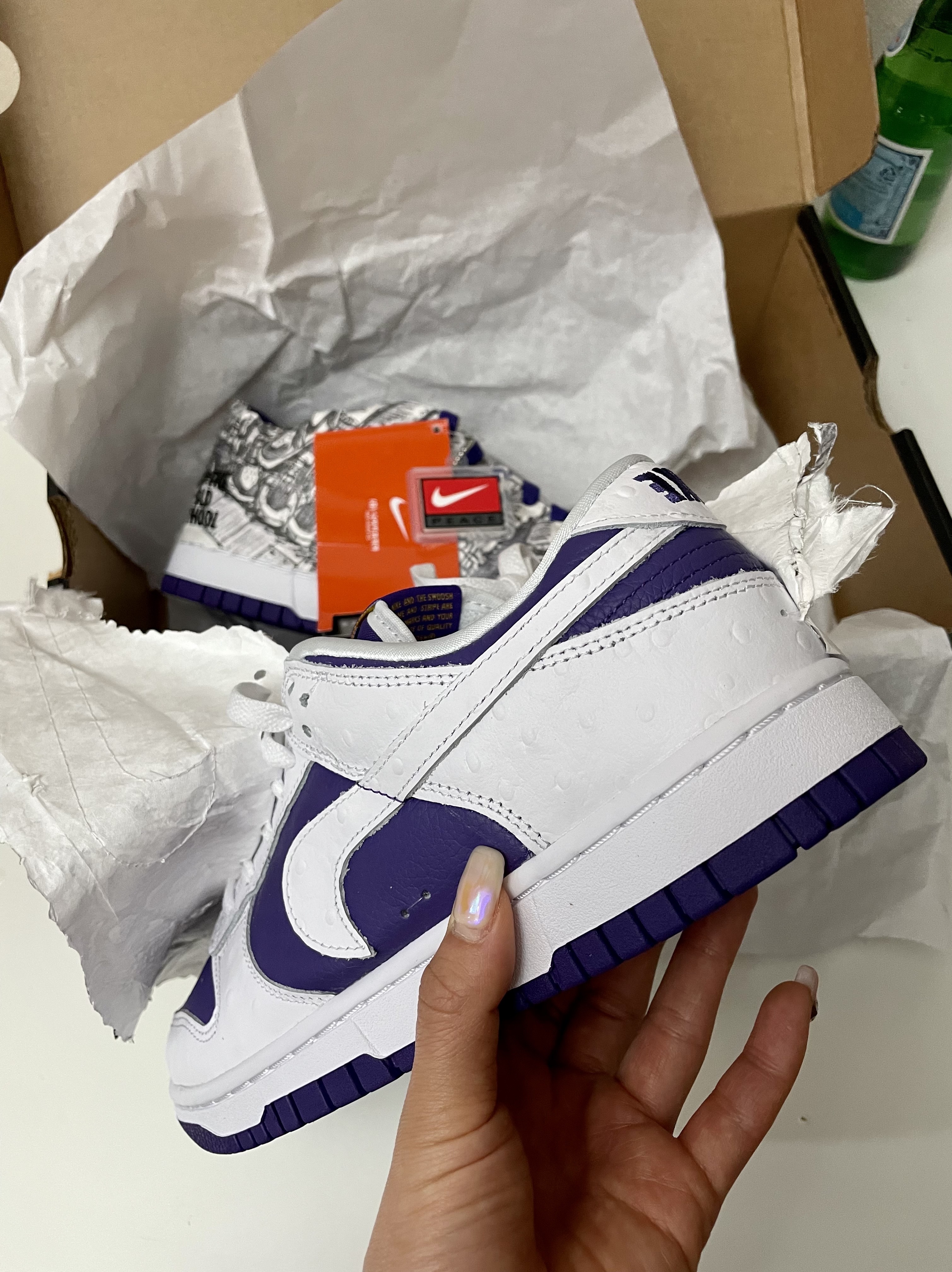 (W) Nike Dunk Low SE Flip 착용 스타일 - 1