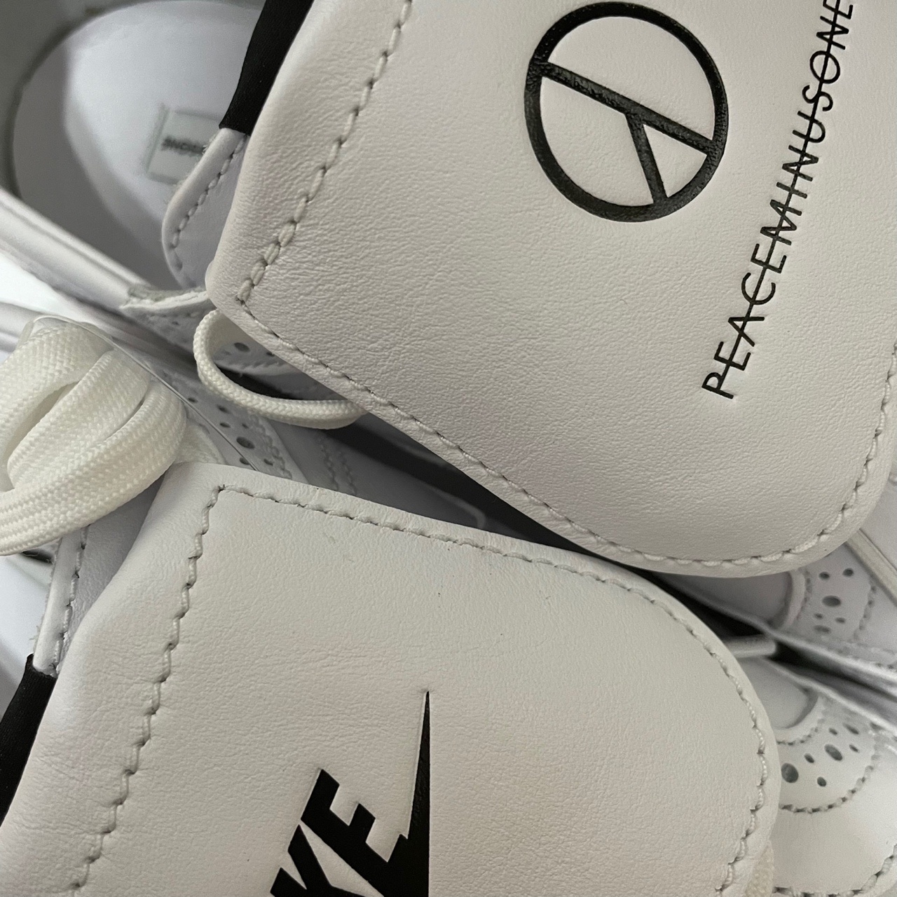 Nike x Peaceminusone Kwondo1 White 착용 스타일