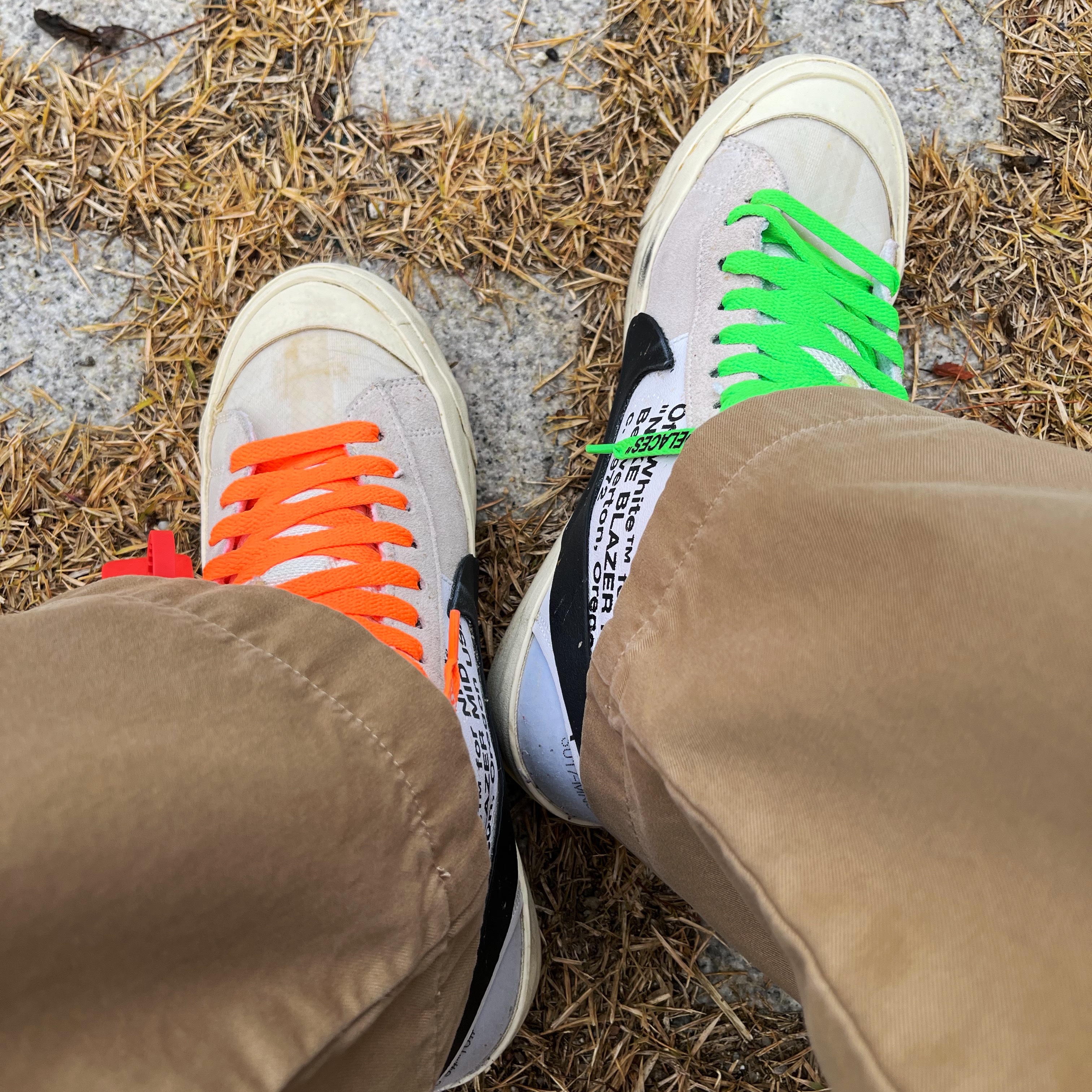 Nike x Off-White Blazer Mid White OG The Ten 착용 스타일 - 1