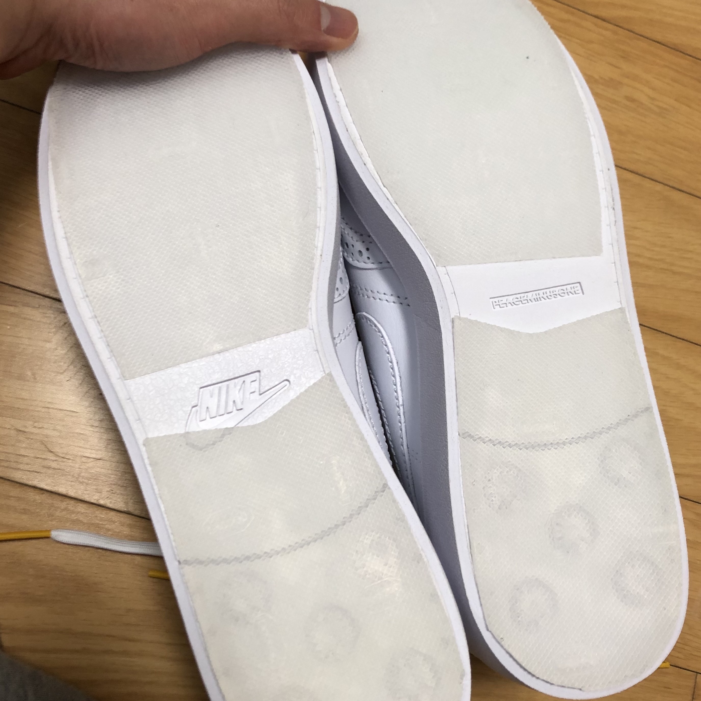 Nike x Peaceminusone Kwondo1 White 착용 스타일 - 4