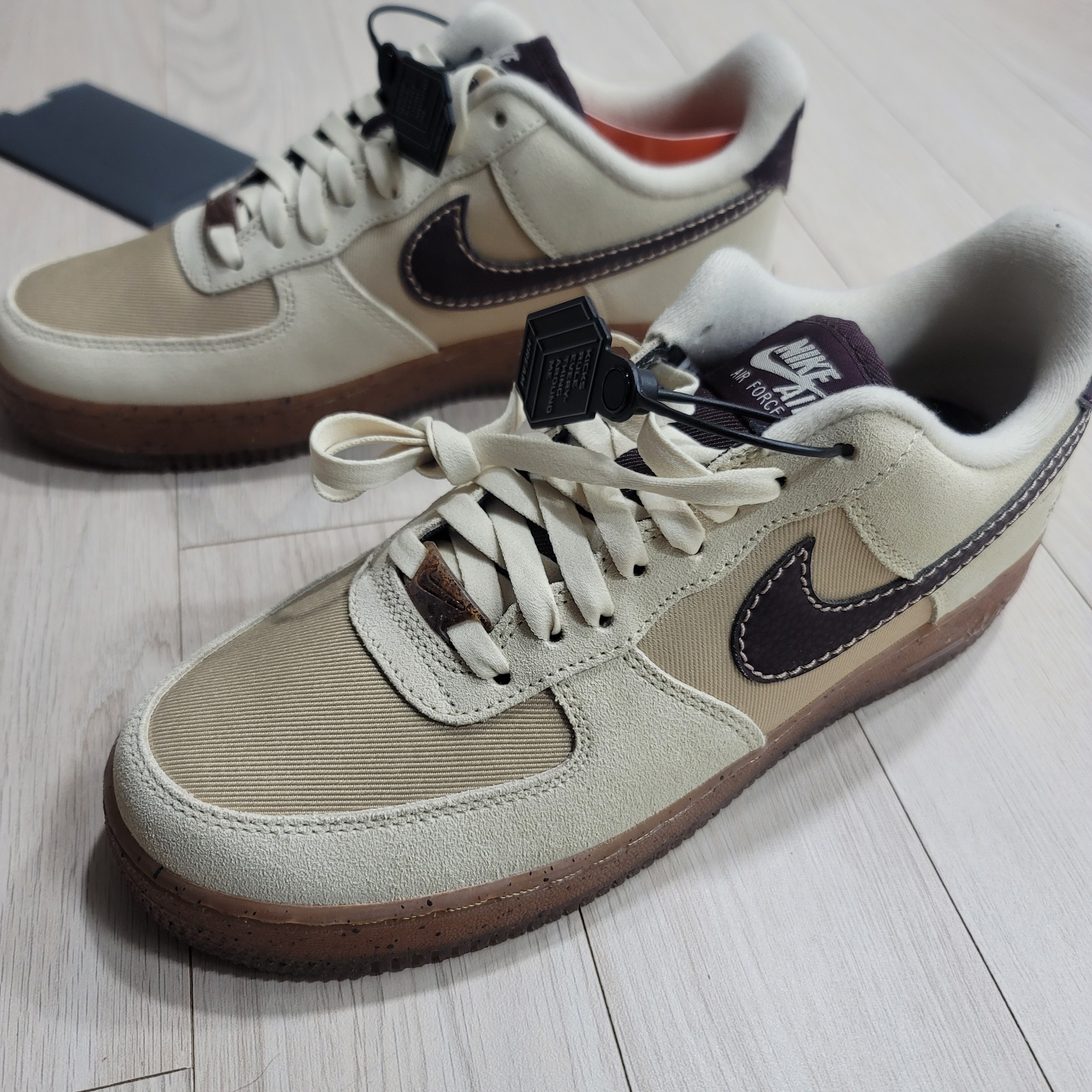 Nike Air Force 1 '07 LV8 Coffee 착용 스타일 - 4