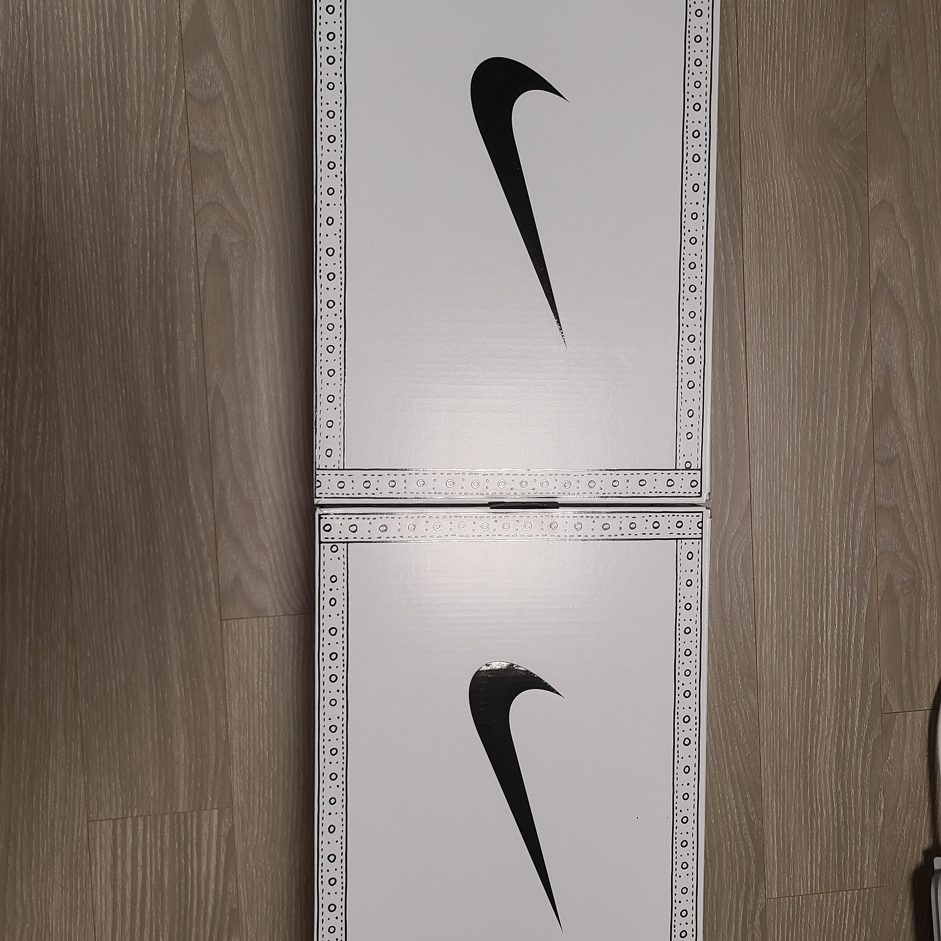 Nike x Peaceminusone Kwondo1 White 착용 스타일 - 2