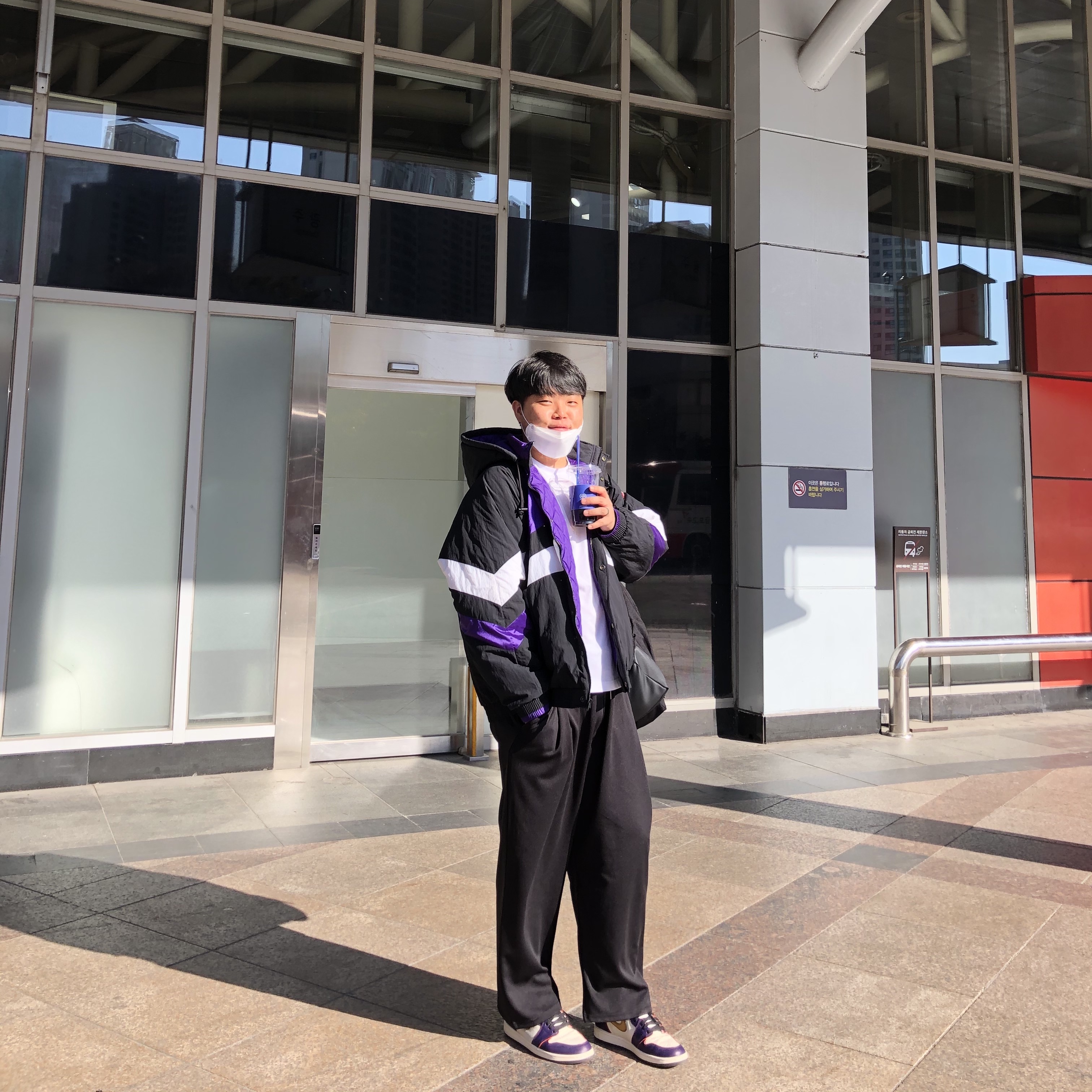 Supreme x Nike Hooded Sport Jacket Purple - 19SS, Jordan 1 Retro High OG Defiant SB LA to Chicago 착용 스타일 - 2