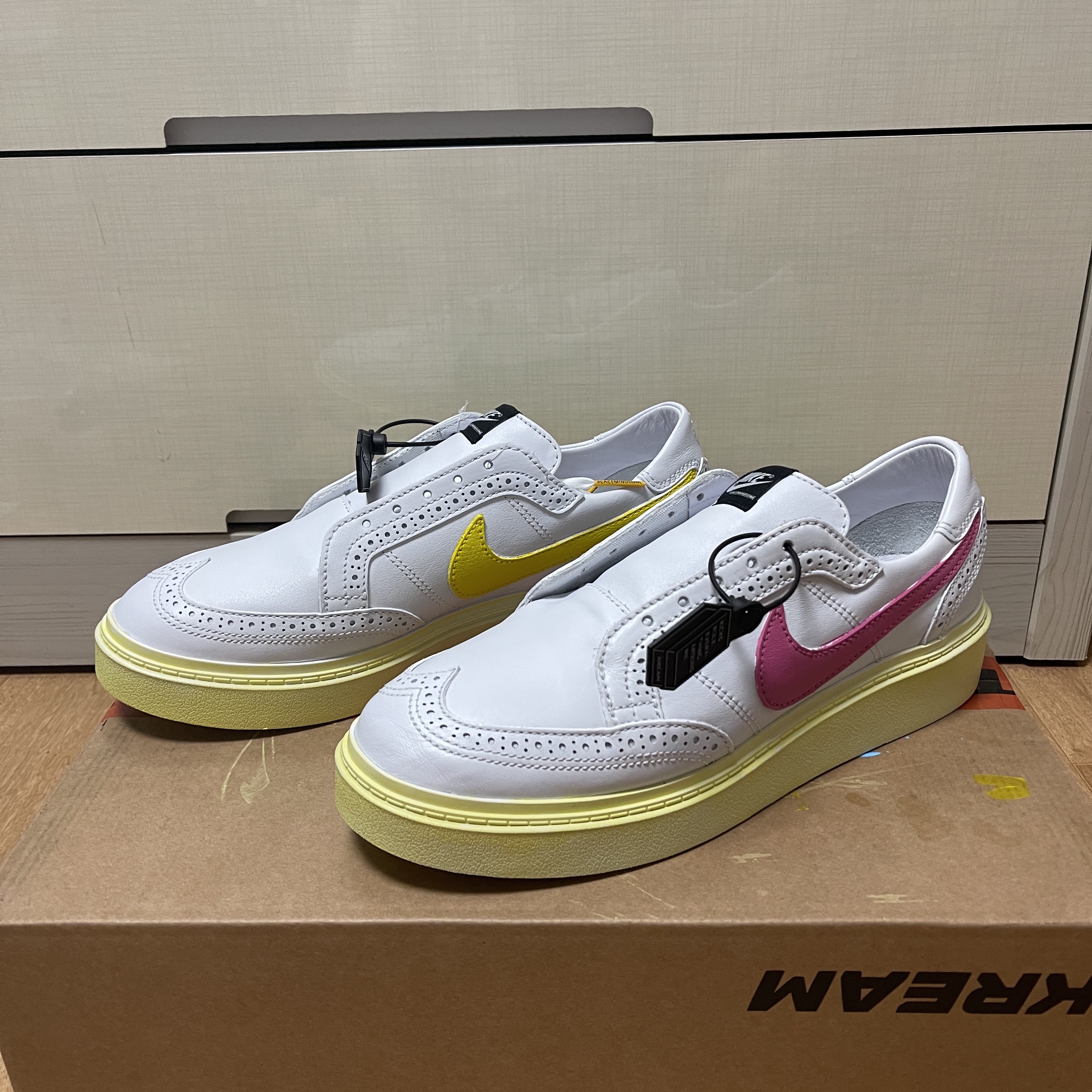 Nike x Peaceminusone Kwondo1 White 착용 스타일 - 1