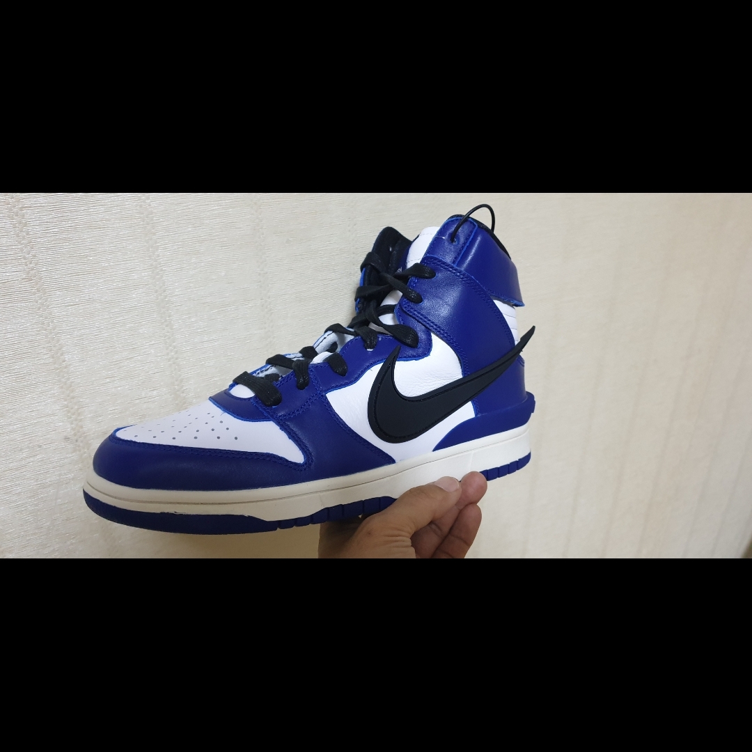 Nike x Ambush Dunk High Deep Royal Blue 착용 스타일