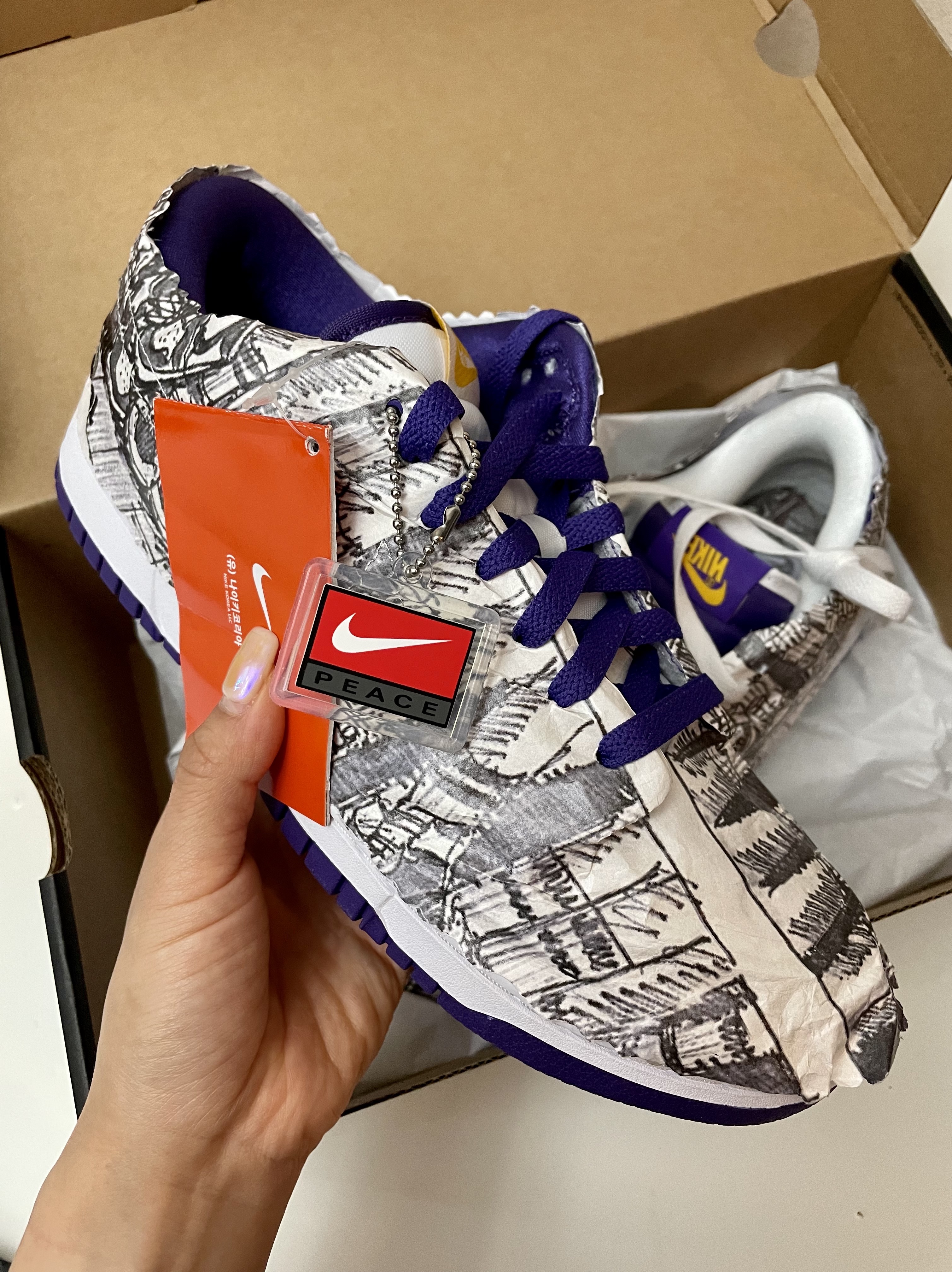 (W) Nike Dunk Low SE Flip 착용 스타일 - 2