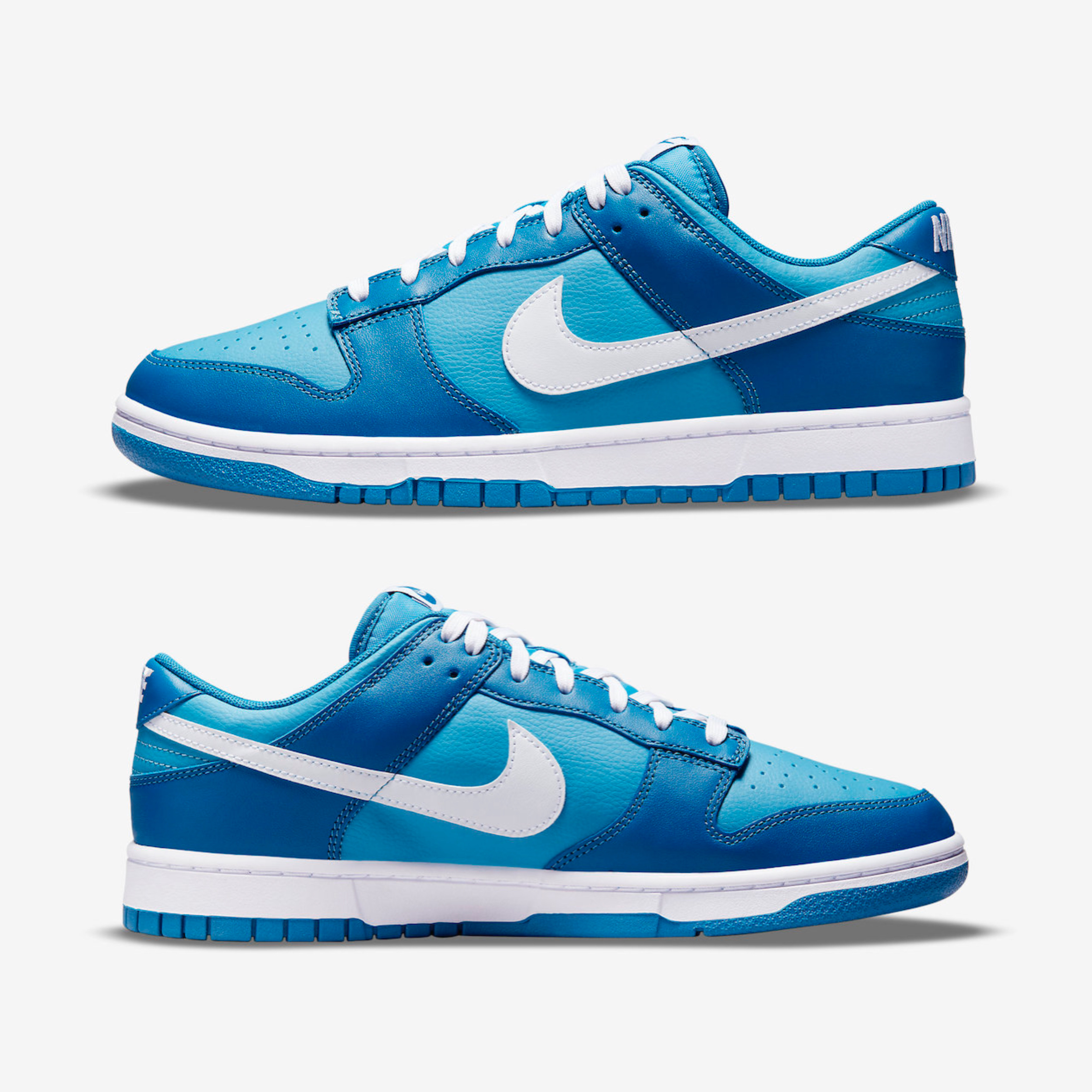 Nike Dunk Low Retro Dark Marina Blue 착용 스타일 - 3