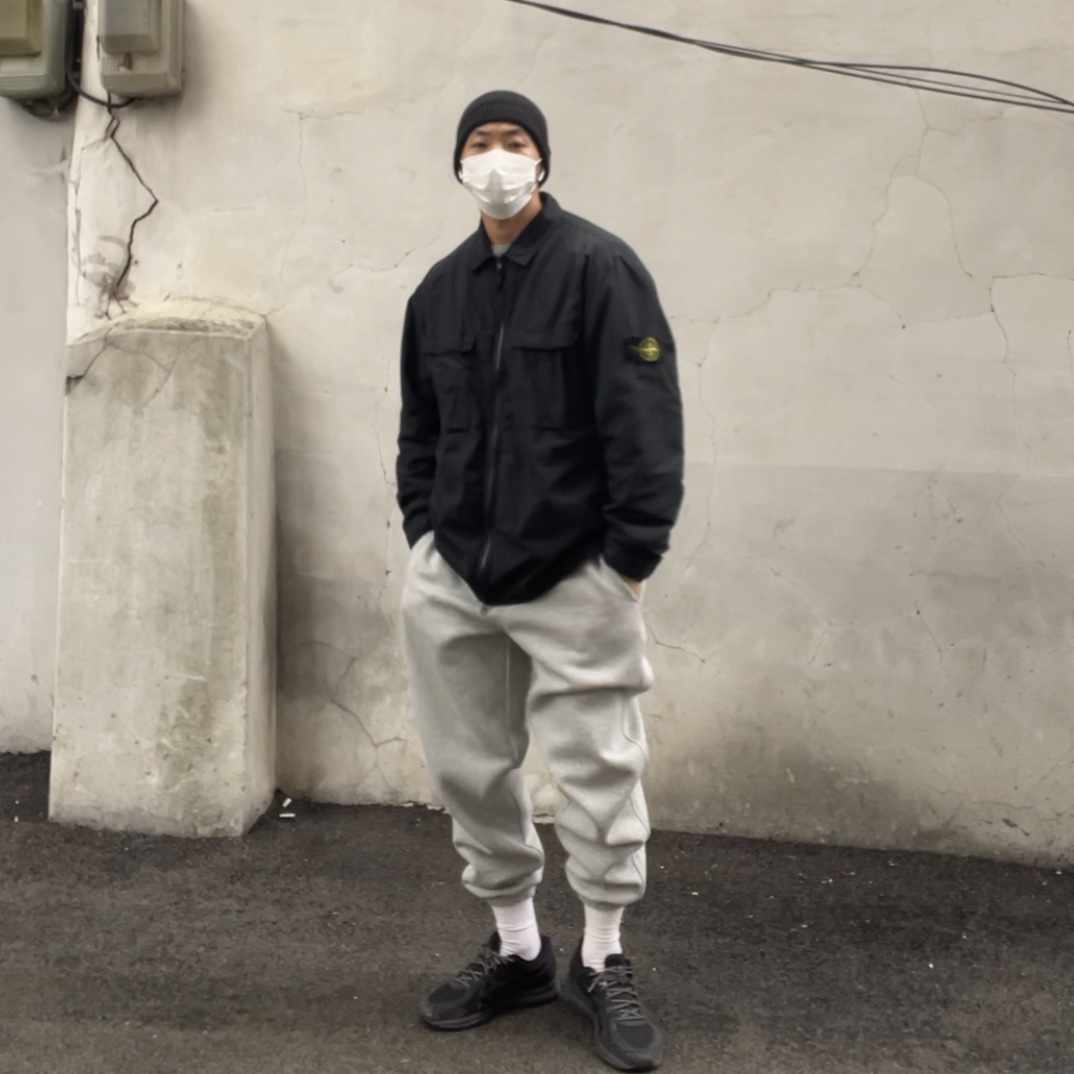 Stone Island 41832 Naslan Light Watro Jacket Black - 20SS 착용 스타일