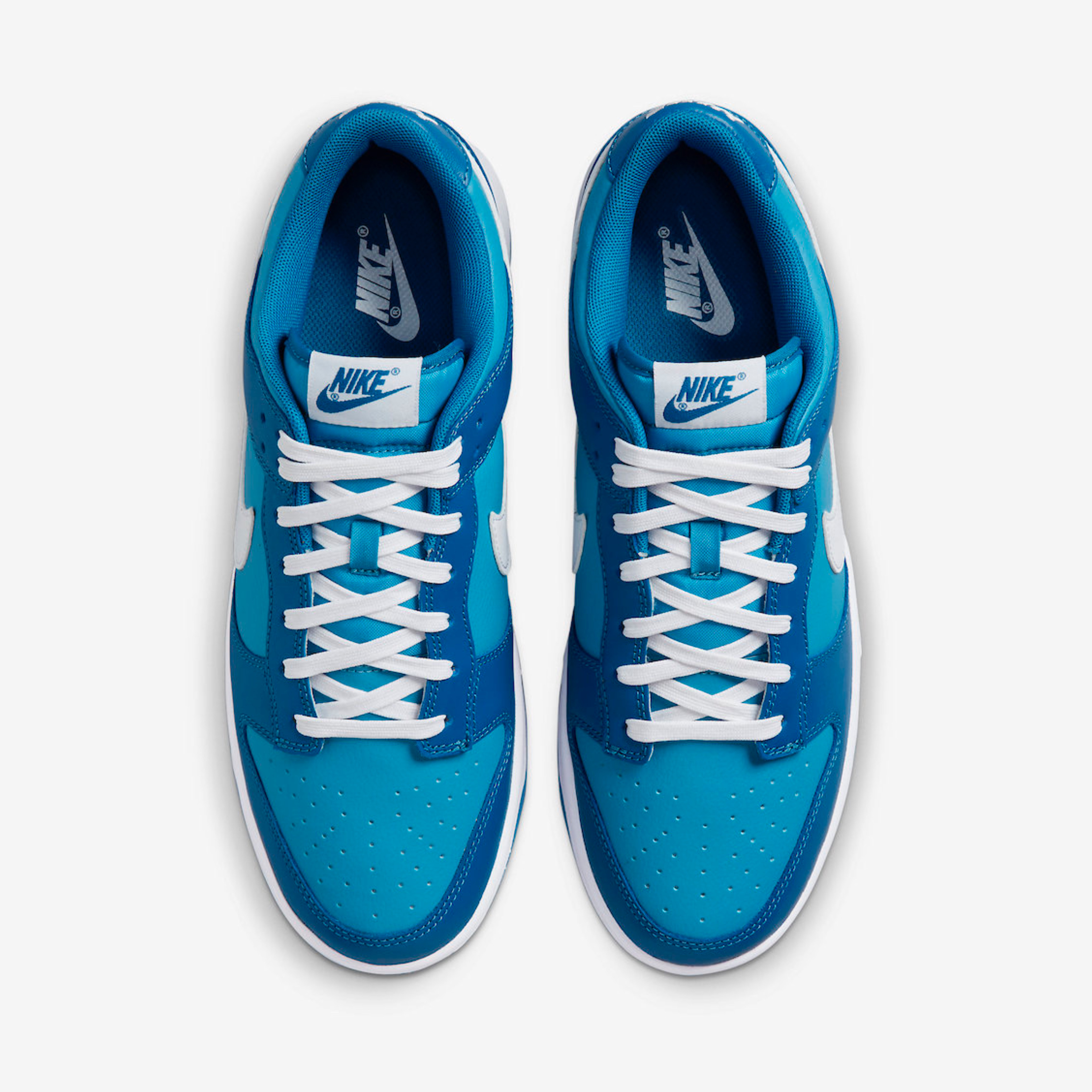 Nike Dunk Low Retro Dark Marina Blue 착용 스타일 - 4