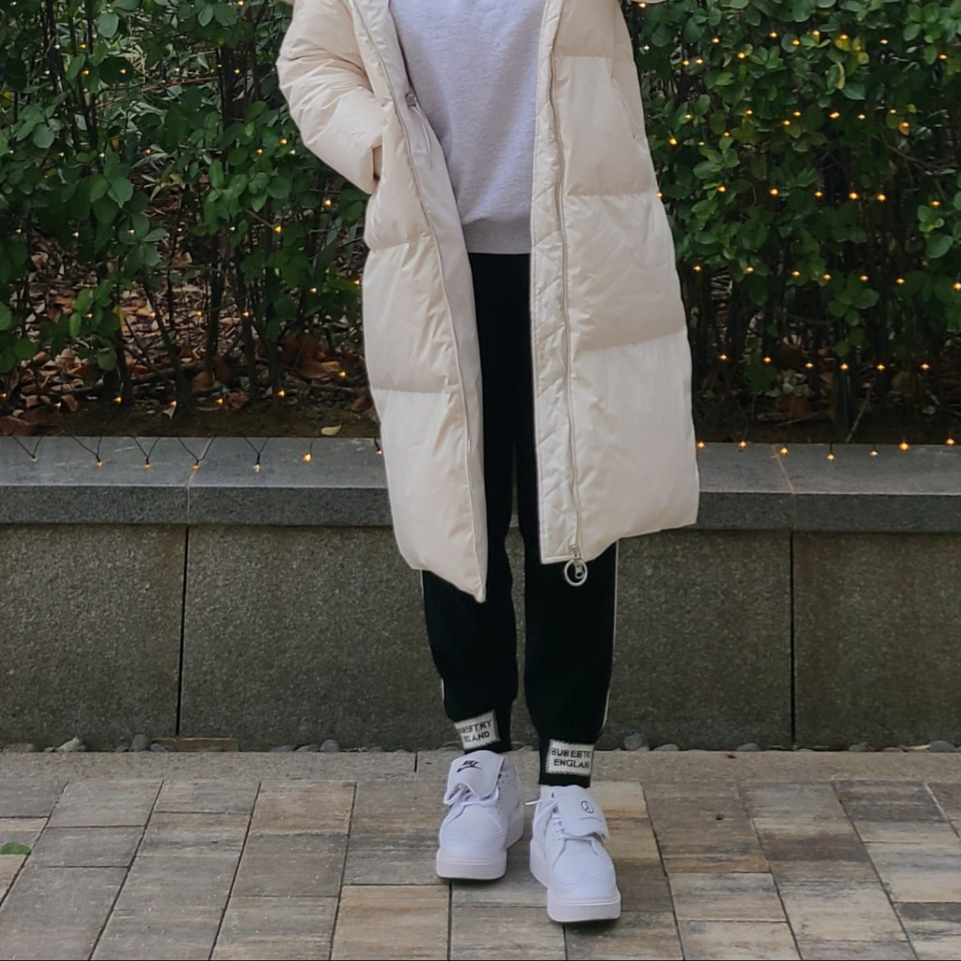 Nike x Peaceminusone Kwondo1 White, Stussy Stock DSM London Crew Ash Heather 2021 착용 스타일 - 3