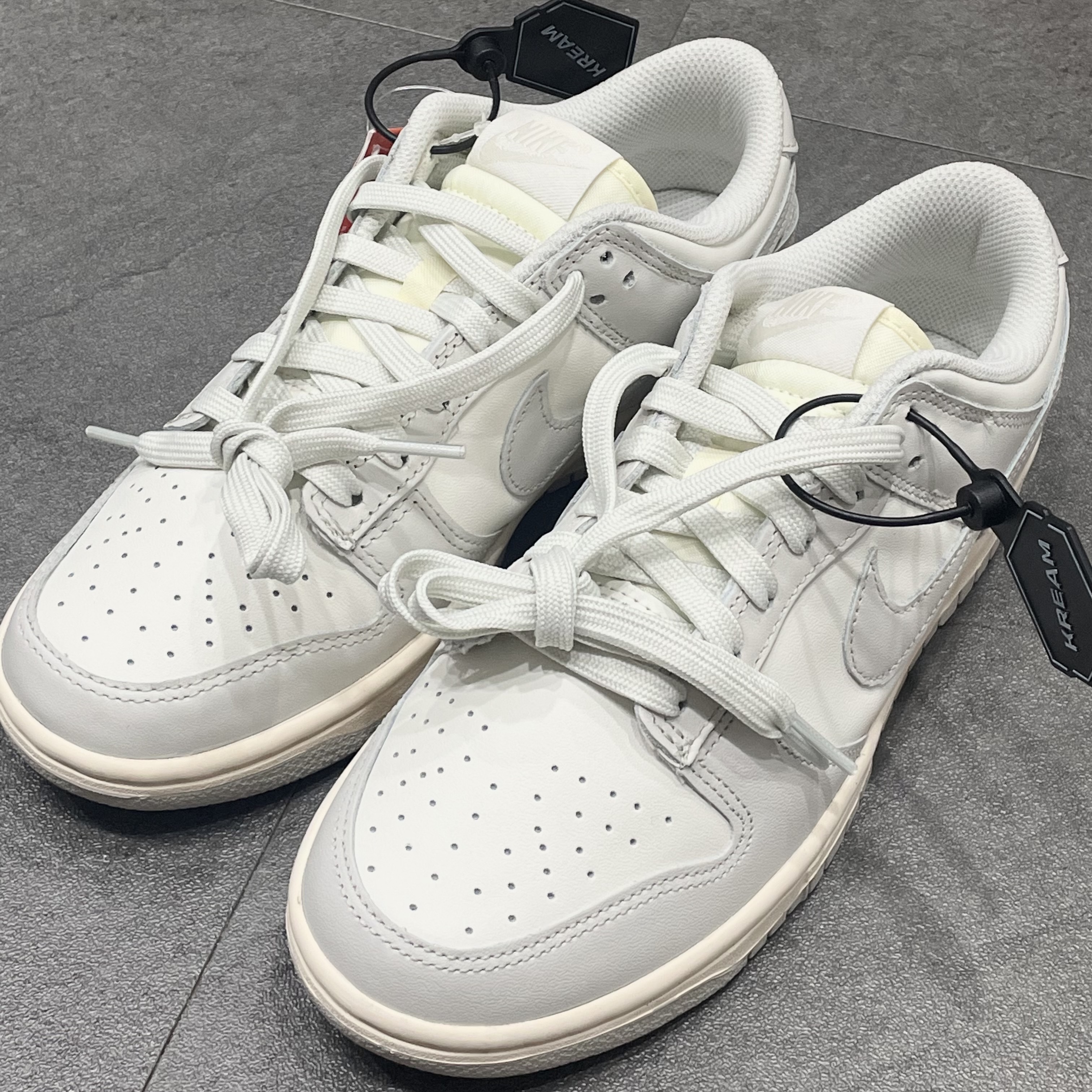 (W) Nike Dunk Low Light Bone 착용 스타일