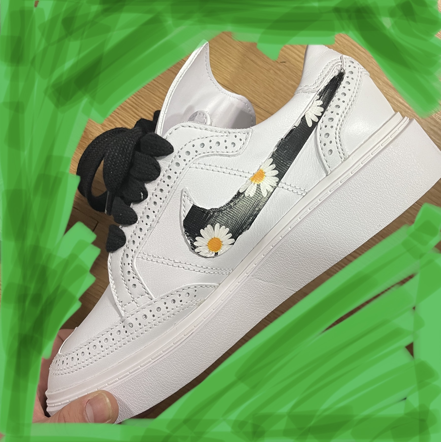 Nike x Peaceminusone Kwondo1 White 착용 스타일 - 1