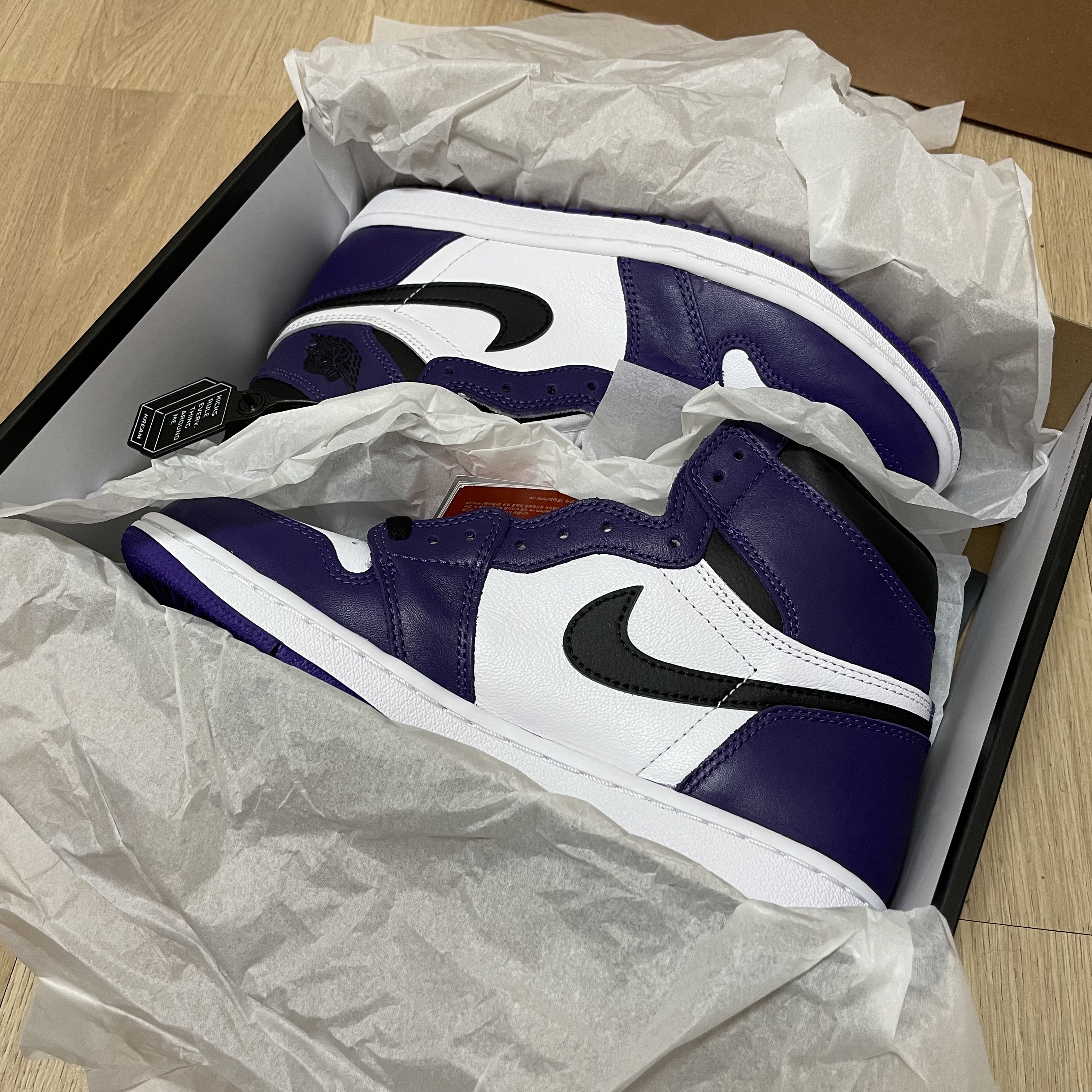 Jordan 1 Retro High OG Court Purple 2020 착용 스타일