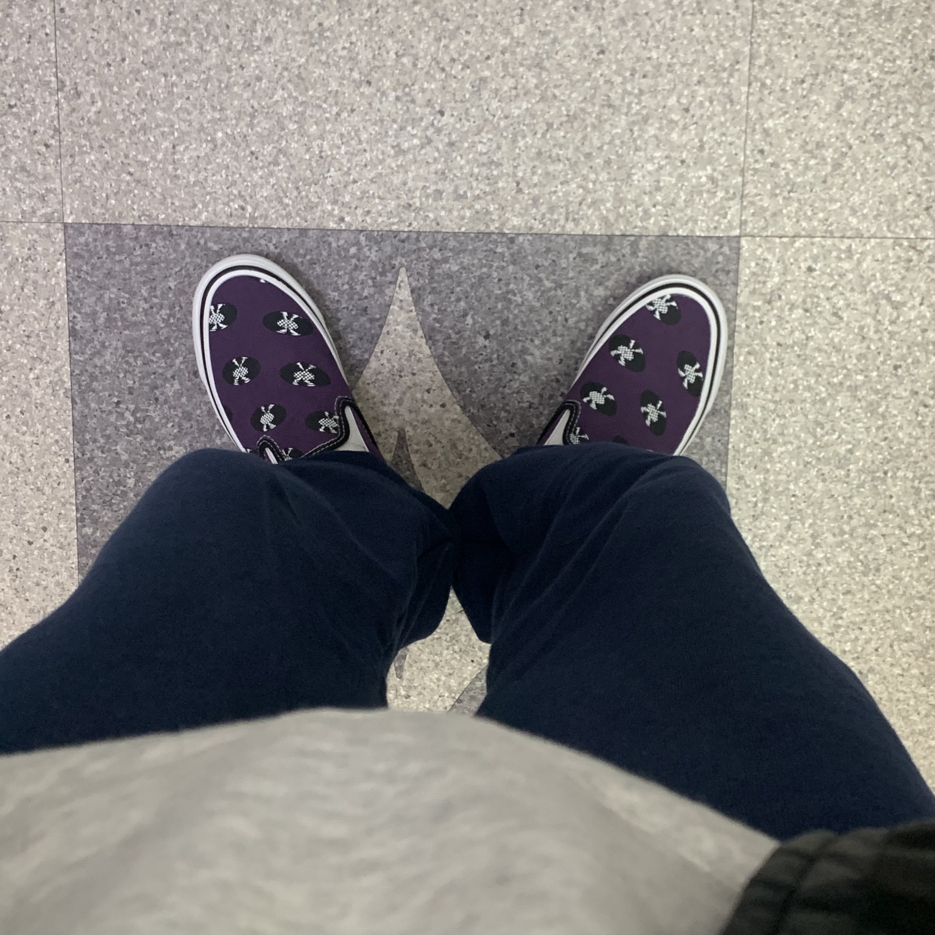 Vans Vault x Wacko Maria Classic Slip-On LX Purple 착용 스타일