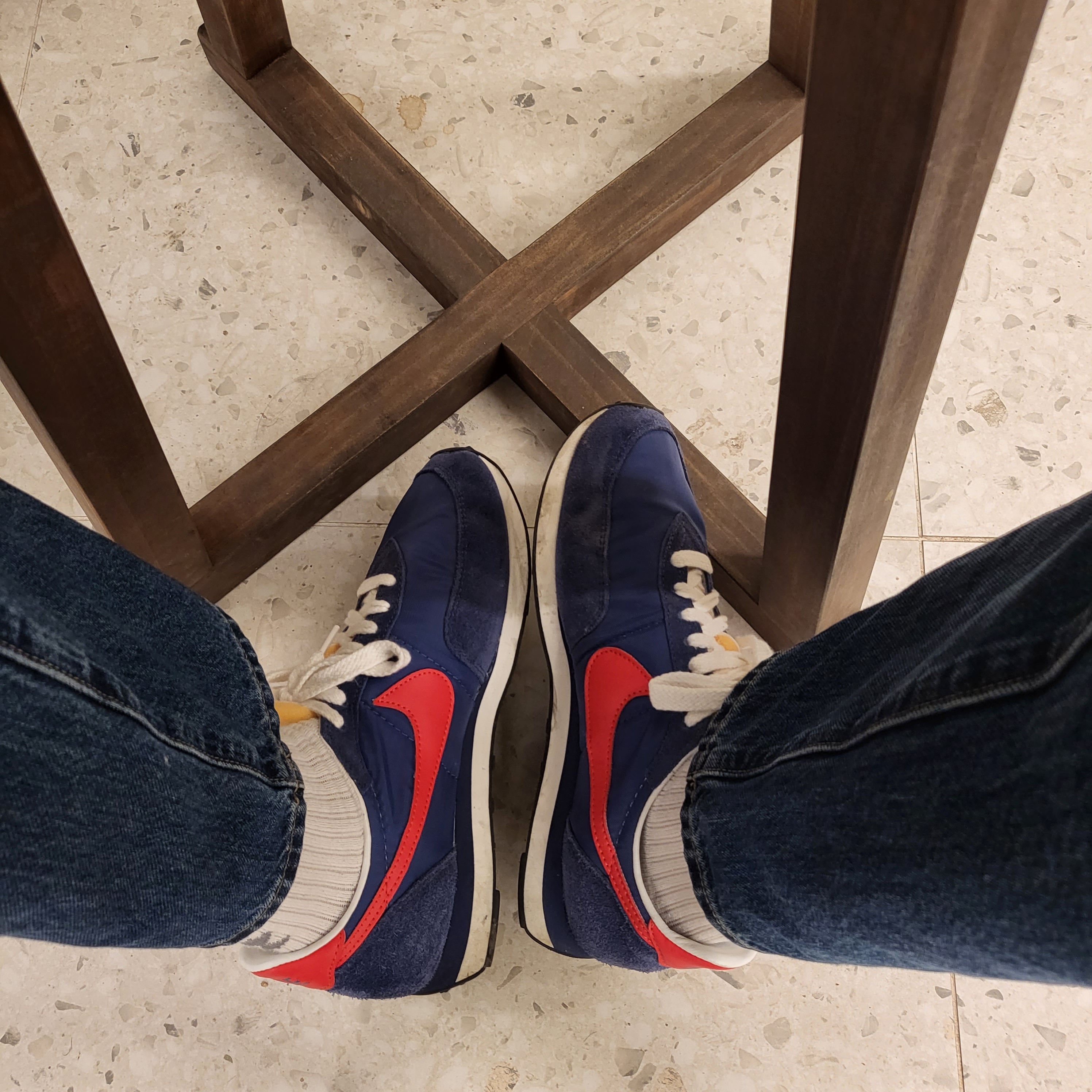 Nike Waffle Trainer 2 SP Midnight Navy 착용 스타일