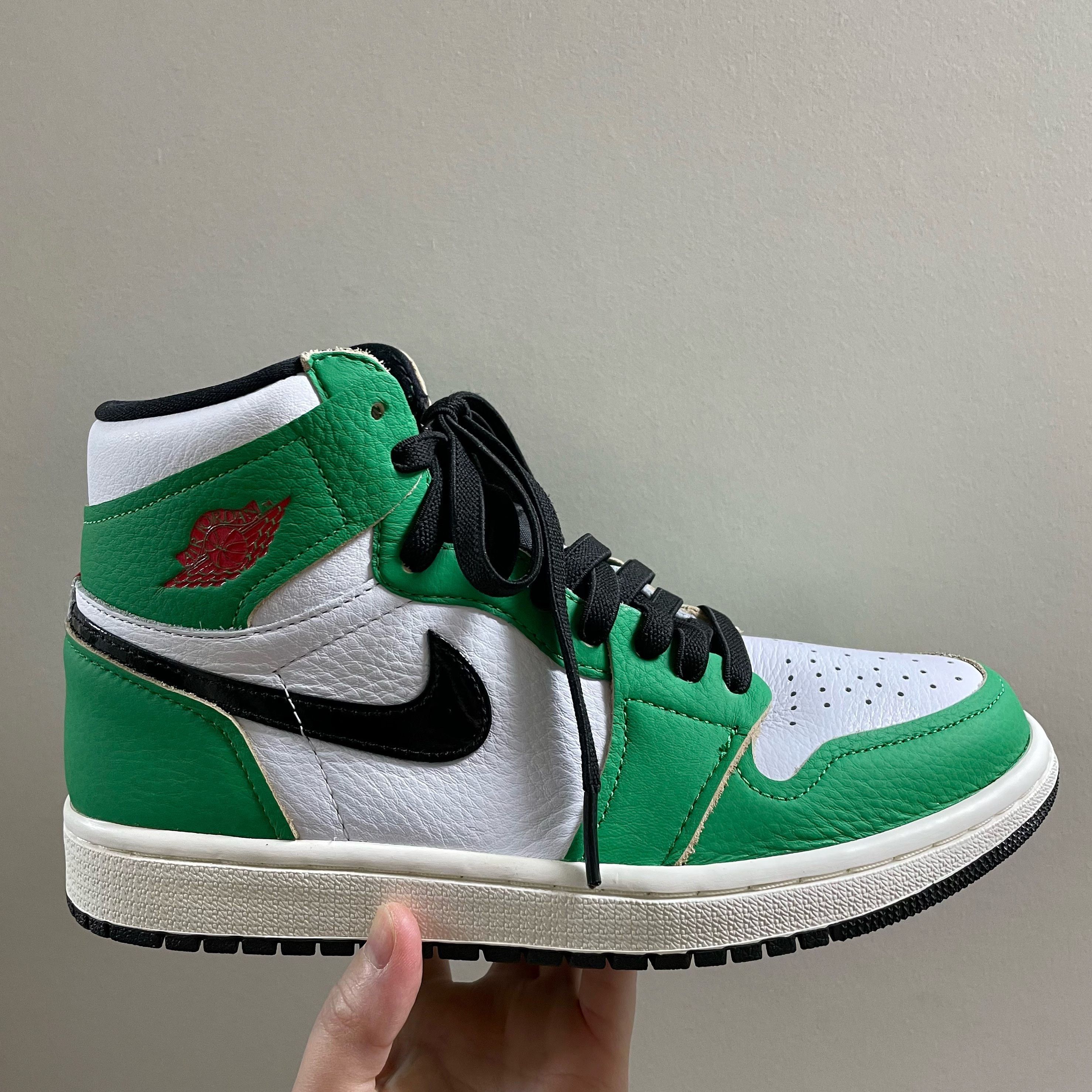 (W) Jordan 1 Retro High OG Lucky Green 착용 스타일