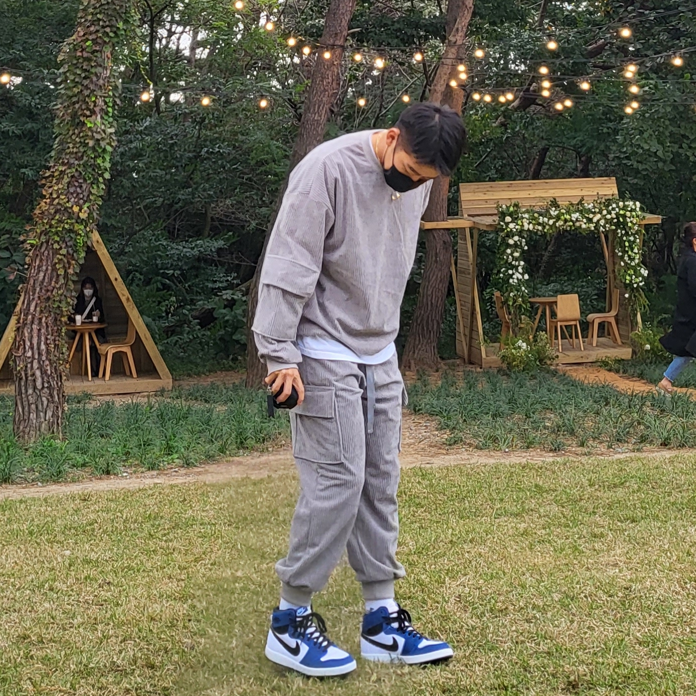 Jordan 1 KO Storm Blue 착용 스타일