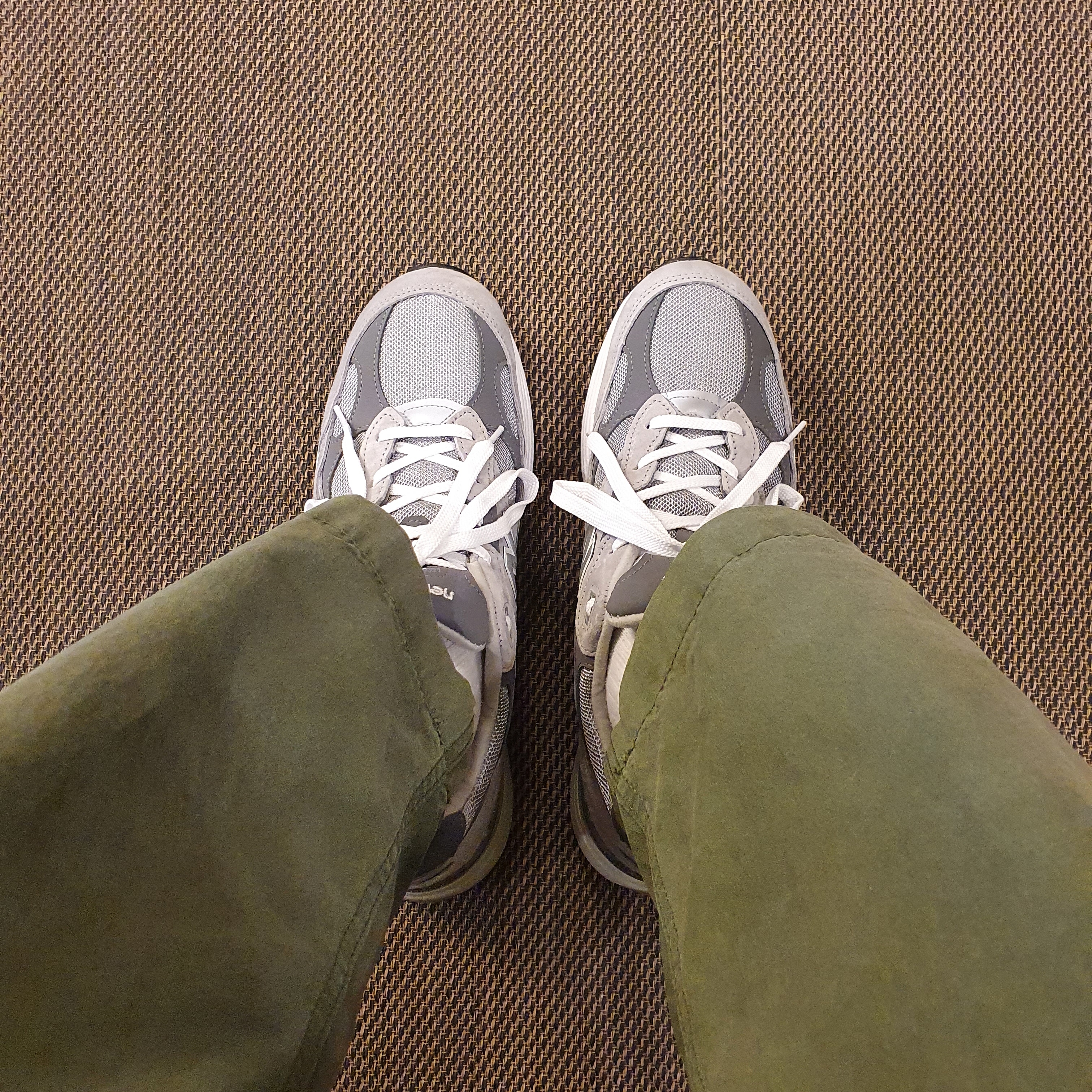 New Balance 992 Made in USA Grey - D Standard 착용 스타일
