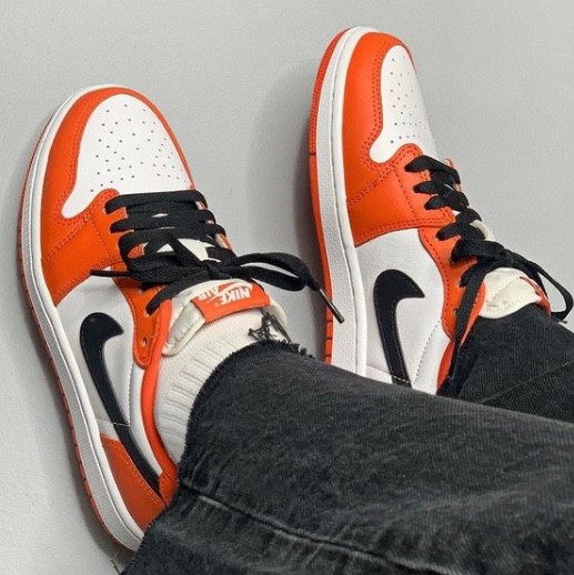 (W) Jordan 1 Low OG Starfish, (GS) Jordan 1 Low OG Starfish 착용 스타일 - 3