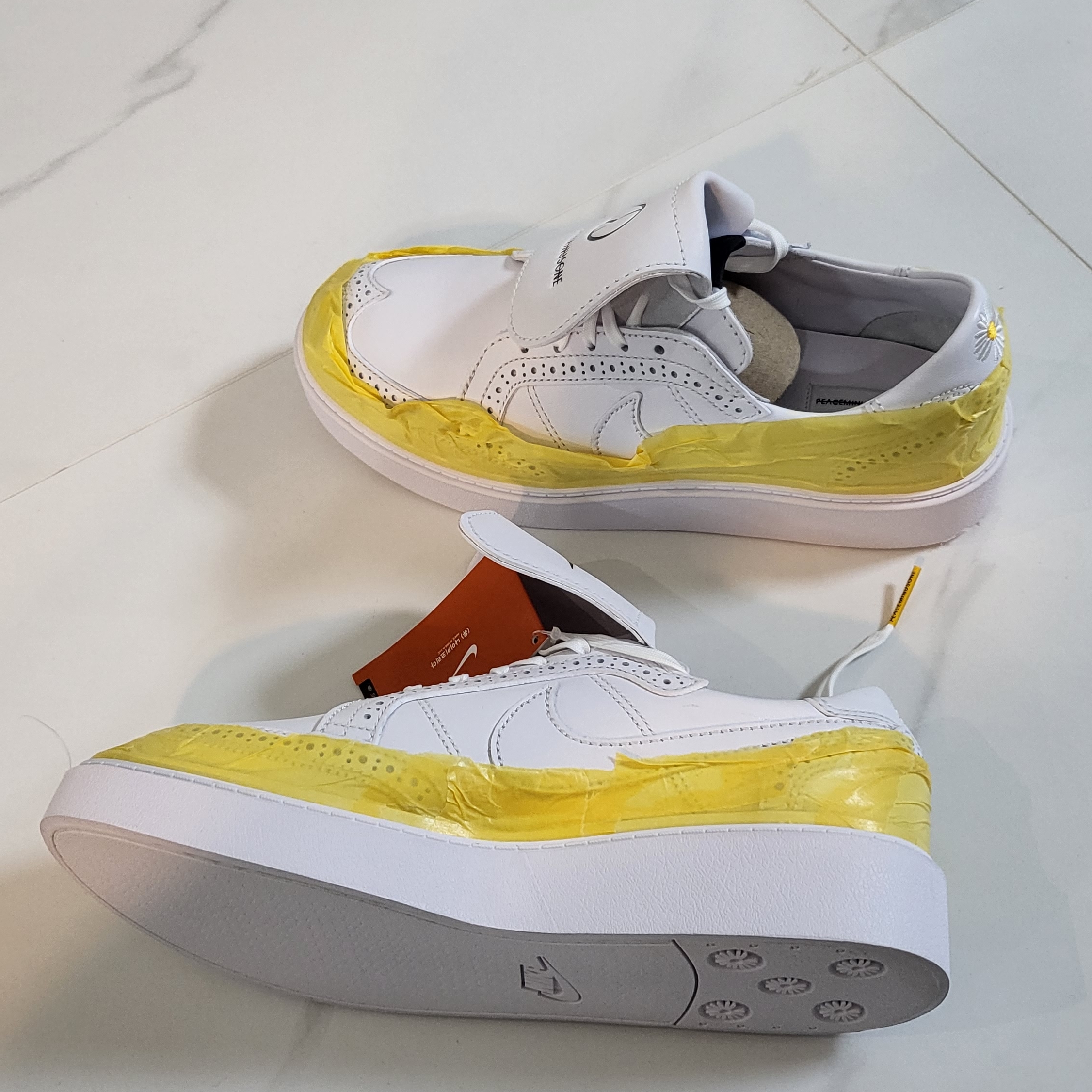 Nike x Peaceminusone Kwondo1 White 착용 스타일 - 1
