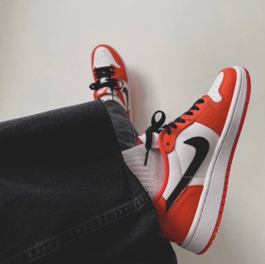 (W) Jordan 1 Low OG Starfish, (GS) Jordan 1 Low OG Starfish 착용 스타일 - 1