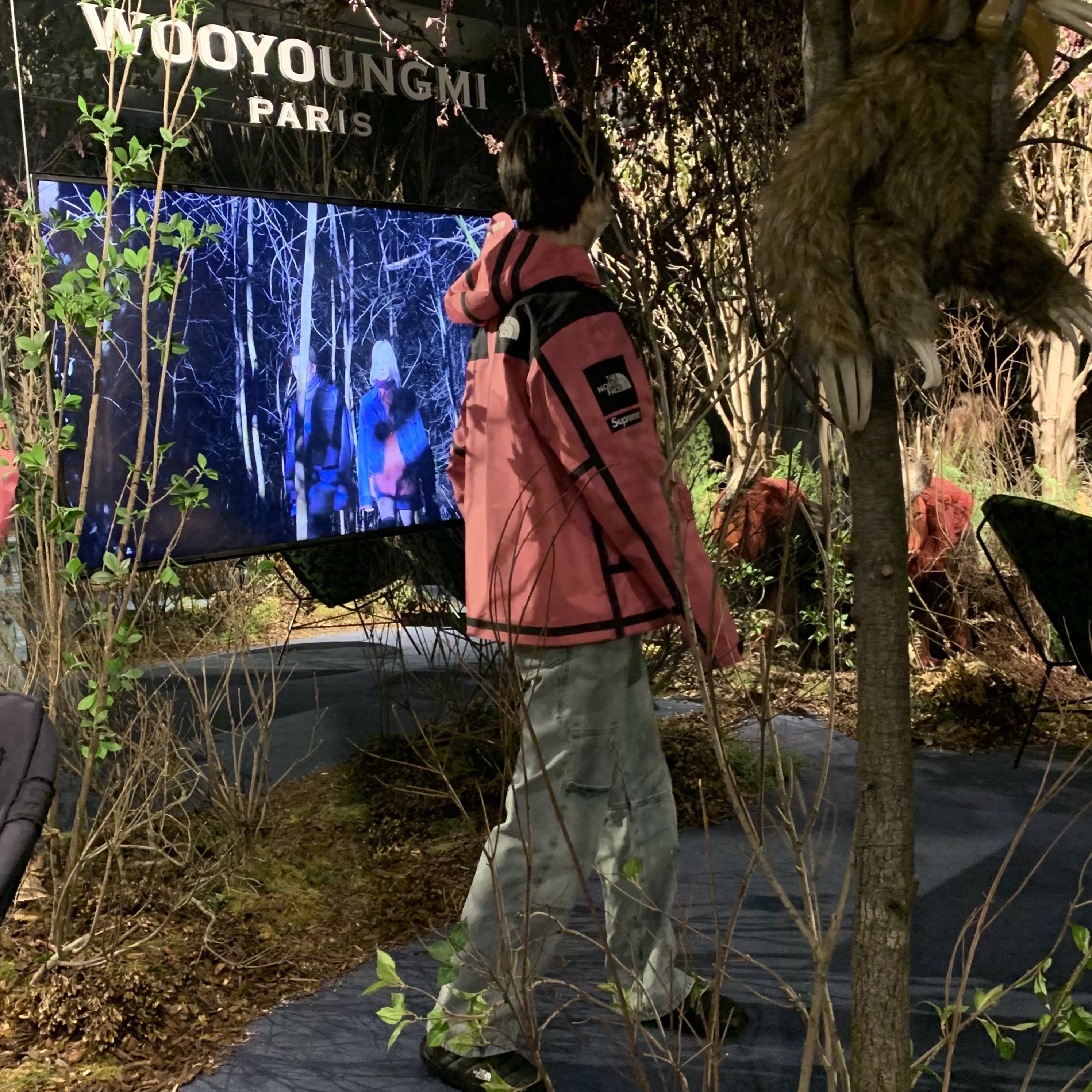 Supreme x The North Face Summit Series Outer Tape Seam Jacket Pink - 21SS 착용 스타일