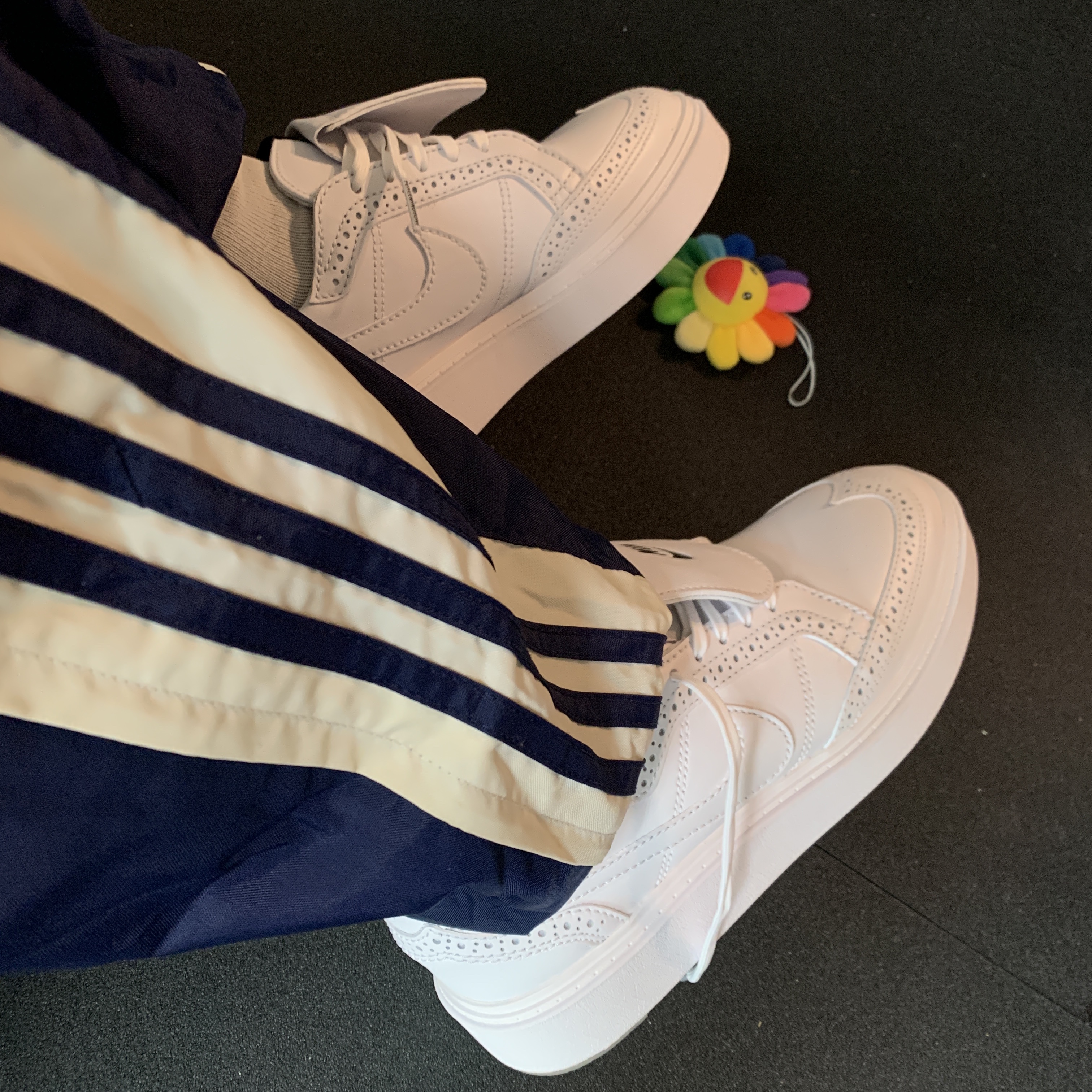 Nike x Peaceminusone Kwondo1 White 착용 스타일 - 3
