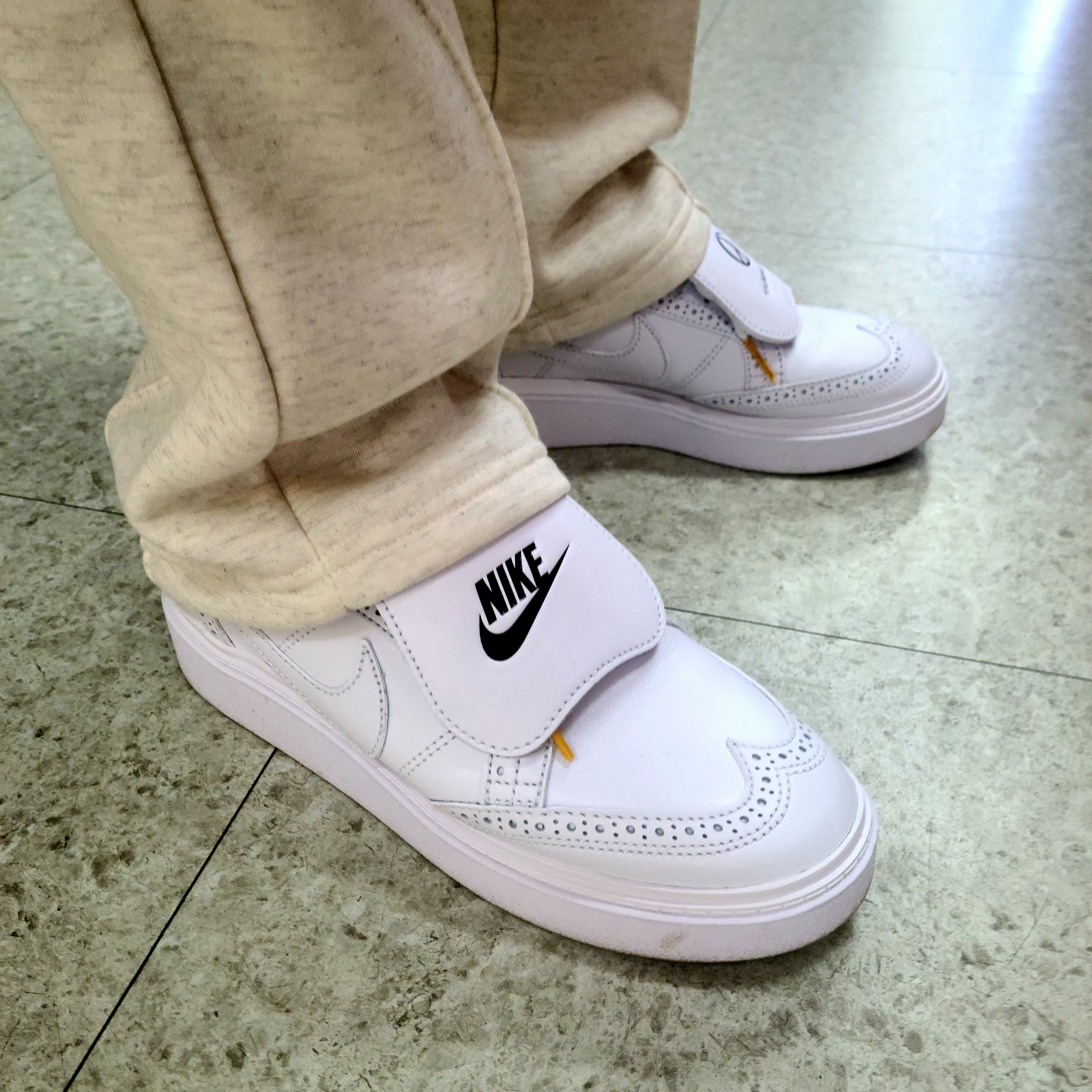 Nike x Peaceminusone Kwondo1 White 착용 스타일 - 2