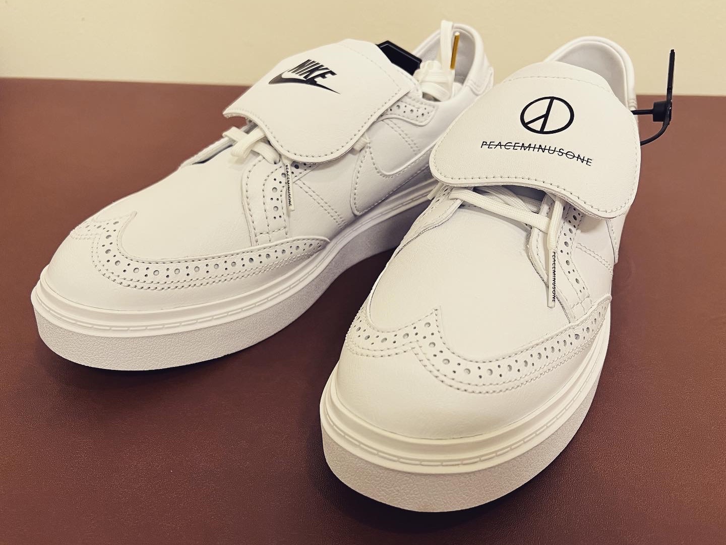 Nike x Peaceminusone Kwondo1 White 착용 스타일 - 4