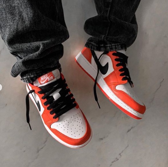 (W) Jordan 1 Low OG Starfish, (GS) Jordan 1 Low OG Starfish 착용 스타일 - 5