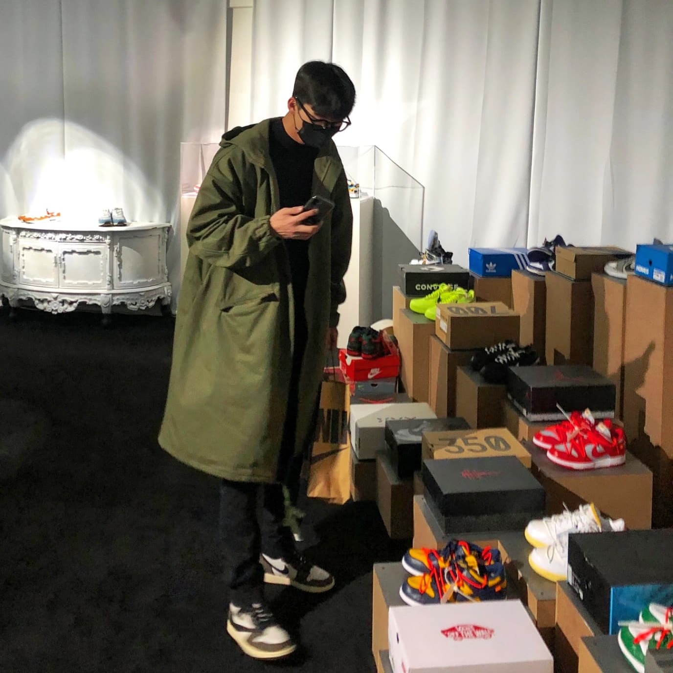 Jordan 1 x Travis Scott Retro High OG SP Mocha 착용 스타일
