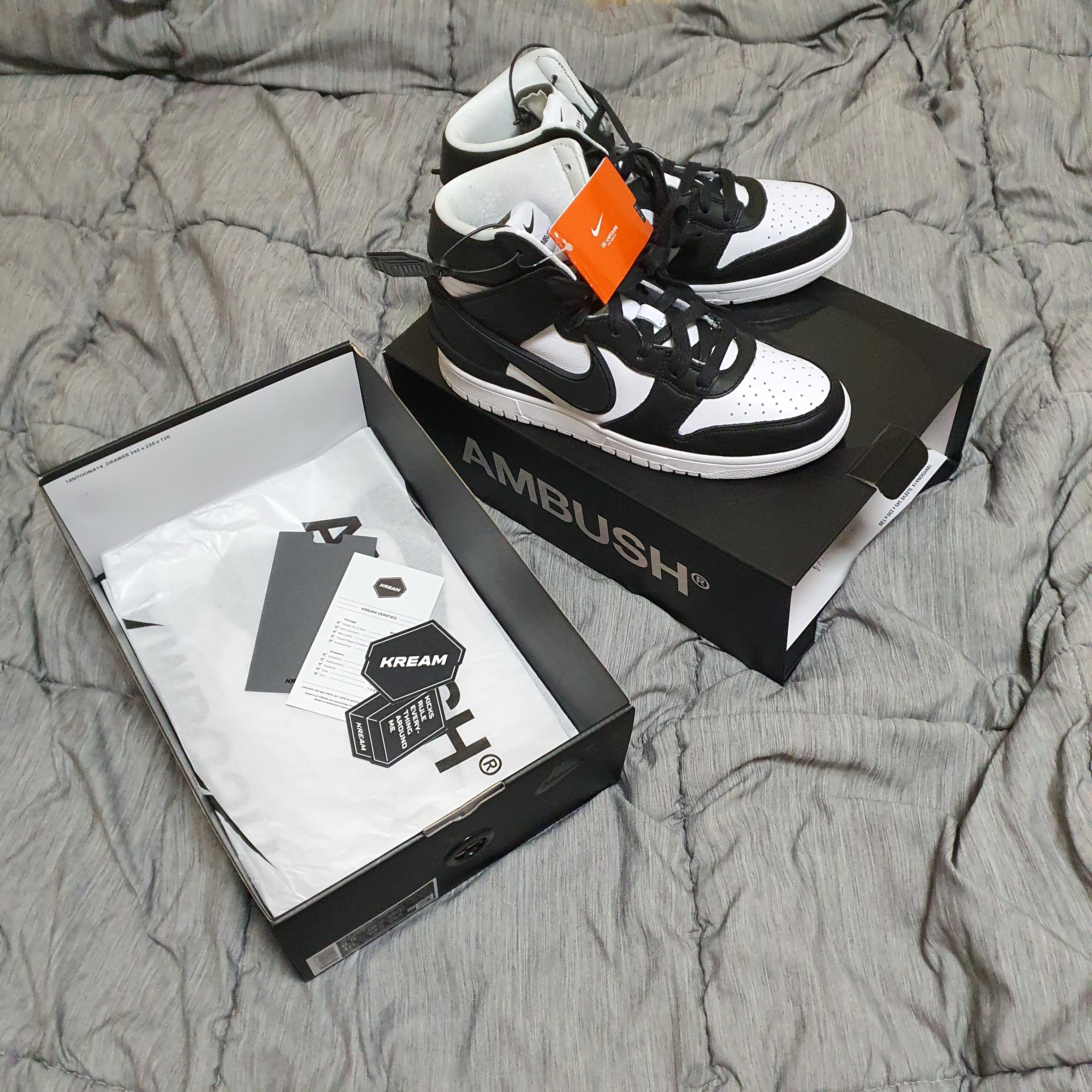 Nike x Ambush Dunk High Black 착용 스타일