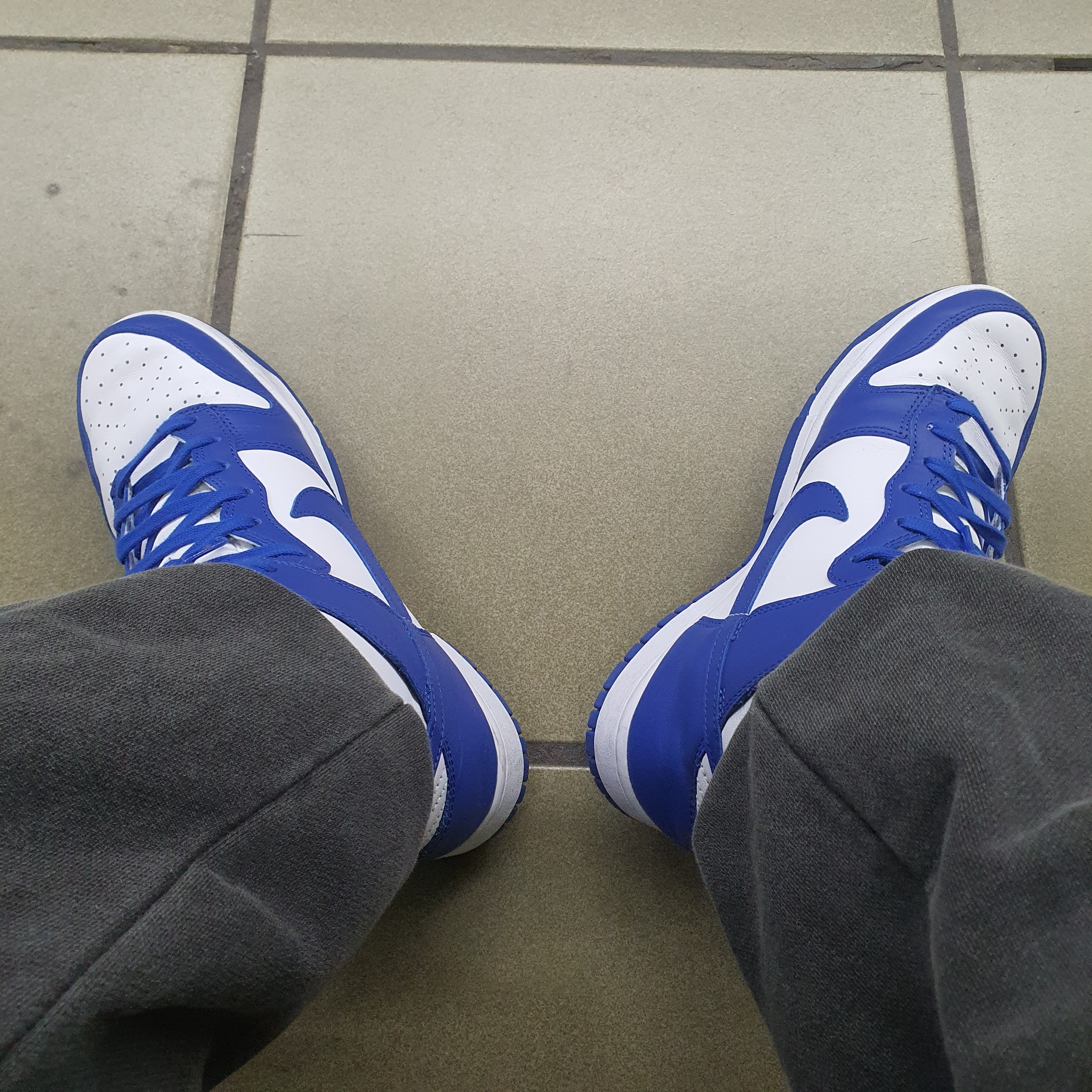 Nike Dunk High Retro Game Royal 착용 스타일