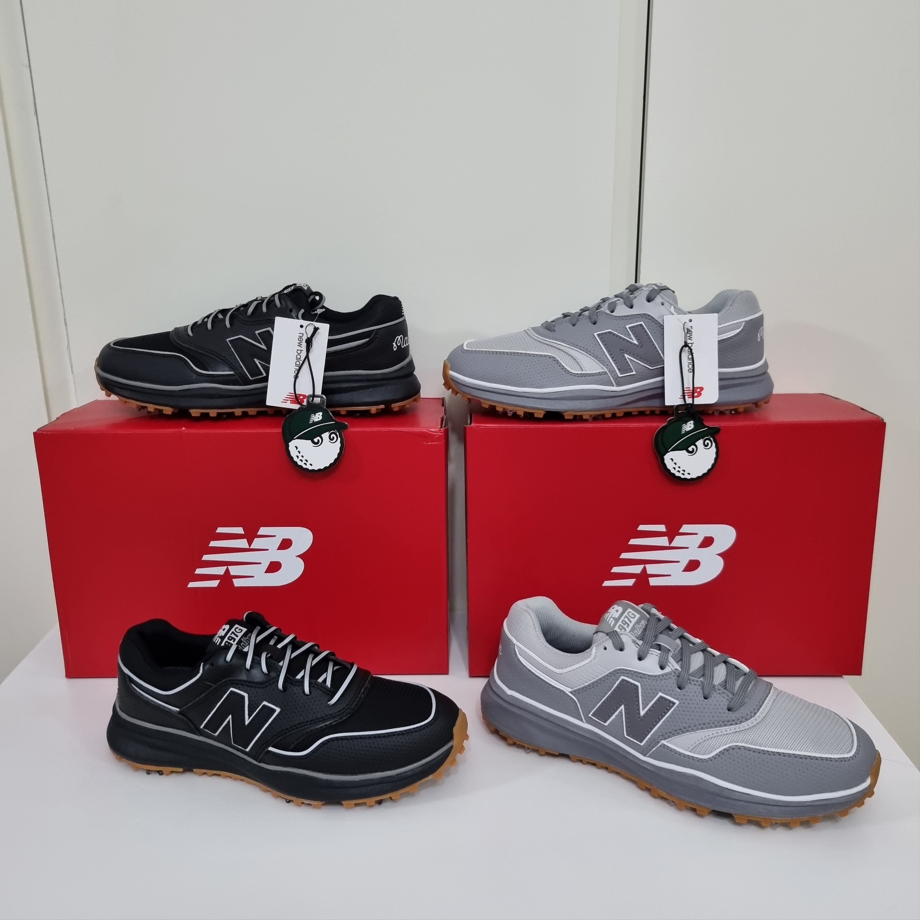 New Balance x Malbon 997 Golf Black, New Balance x Malbon 997 Golf Grey 착용 스타일 - 1