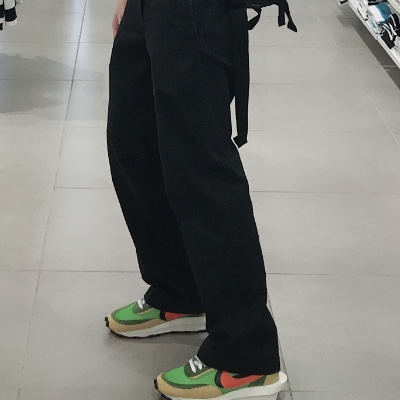 Nike x Sacai LDWaffle Green Multi 착용 스타일