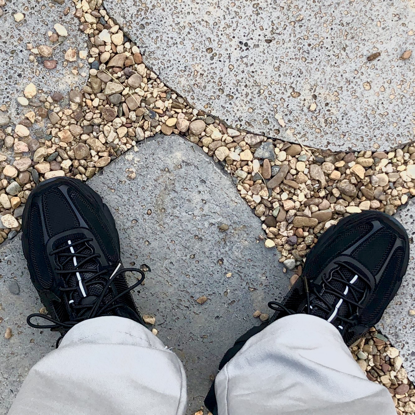Nike x A-Cold-Wall Zoom Vomero 5 Black 착용 스타일 - 2