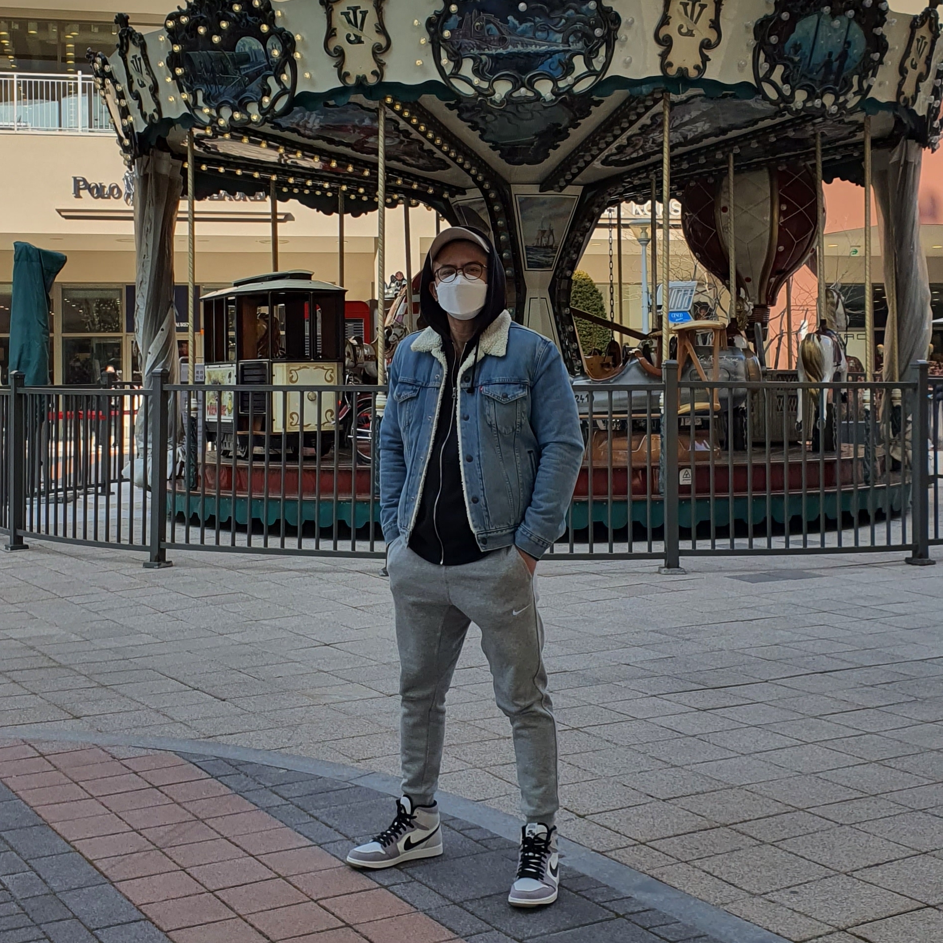 Jordan 1 Element Gore-Tex Sail 착용 스타일 - 3