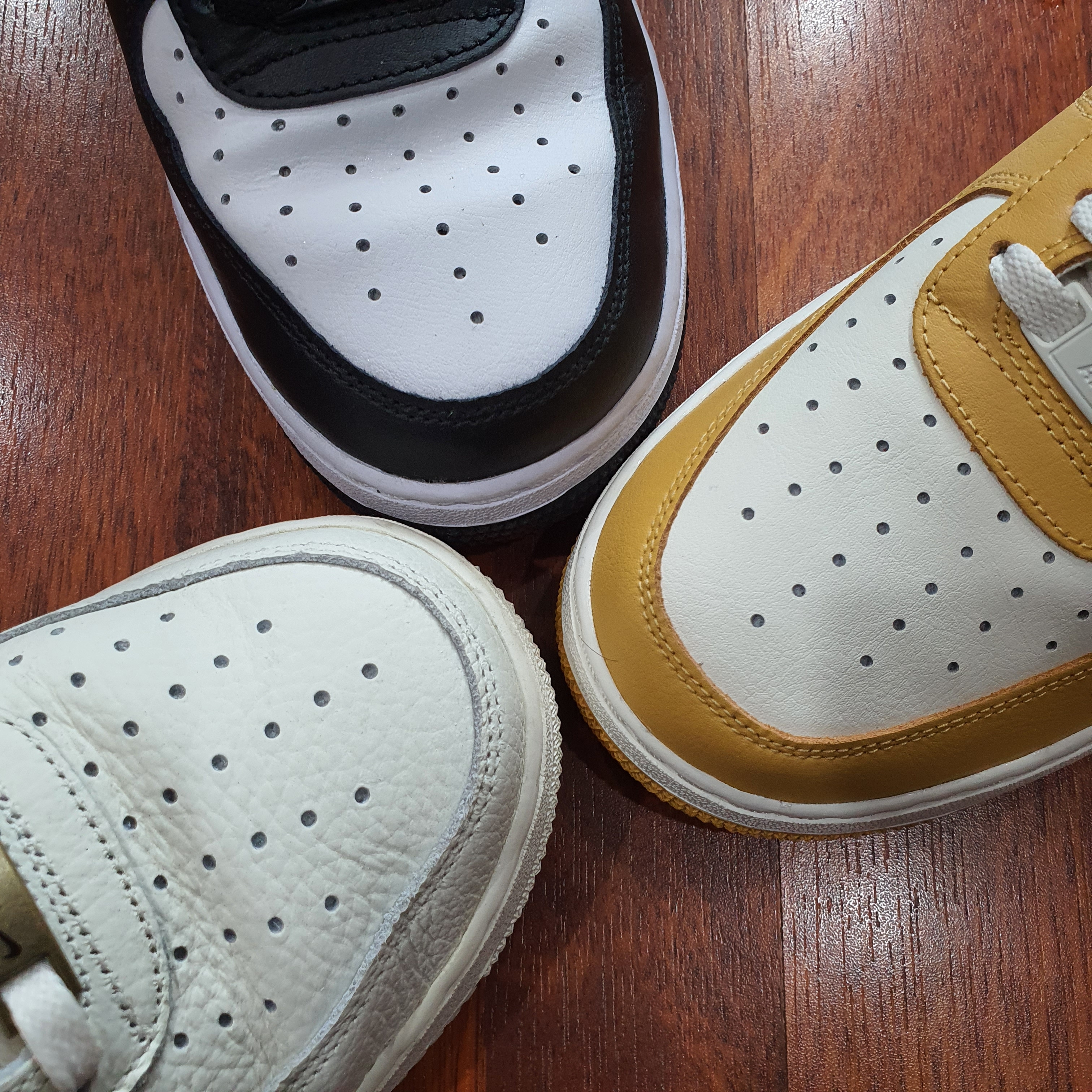 Nike Air Force 1 '07 Low White, Nike Dunk Low Retro Black 착용 스타일 - 5