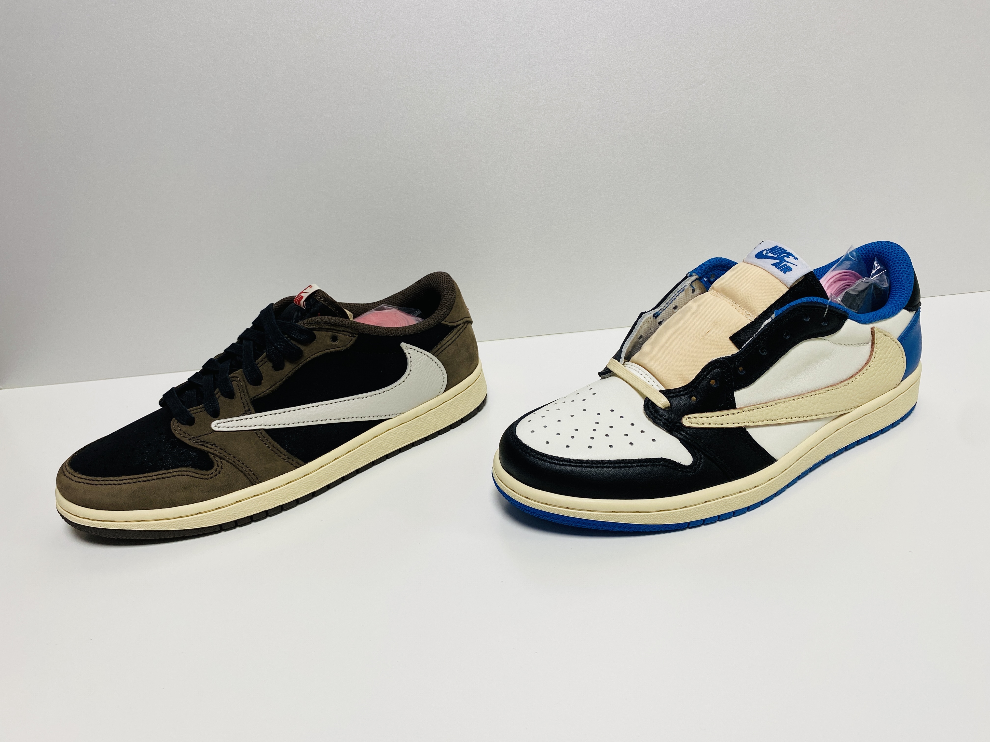Jordan 1 x Travis Scott Retro Low OG SP Mocha 착용 스타일 - 5