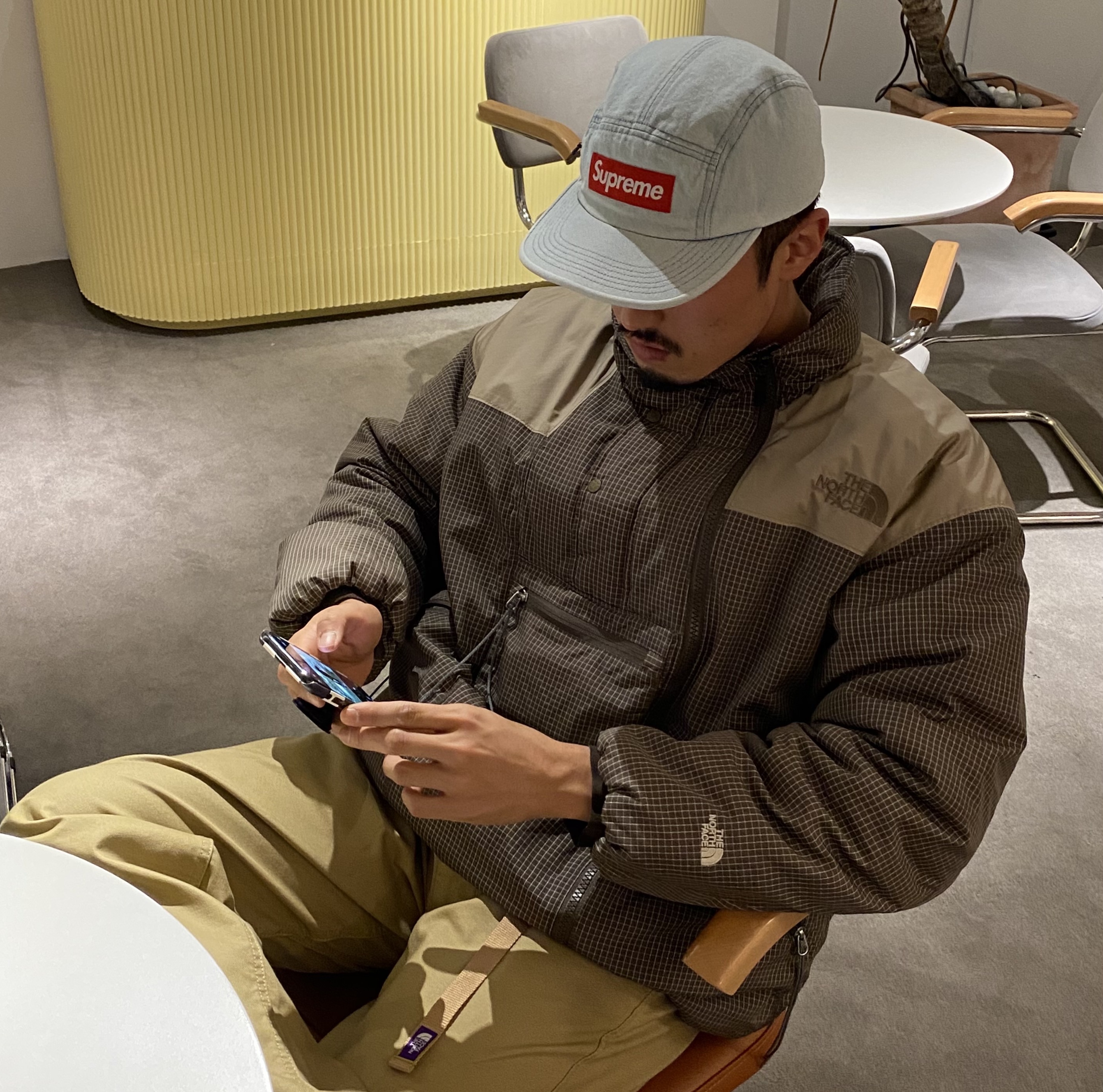 Supreme Military Camp Cap Grey - 21SS 착용 스타일