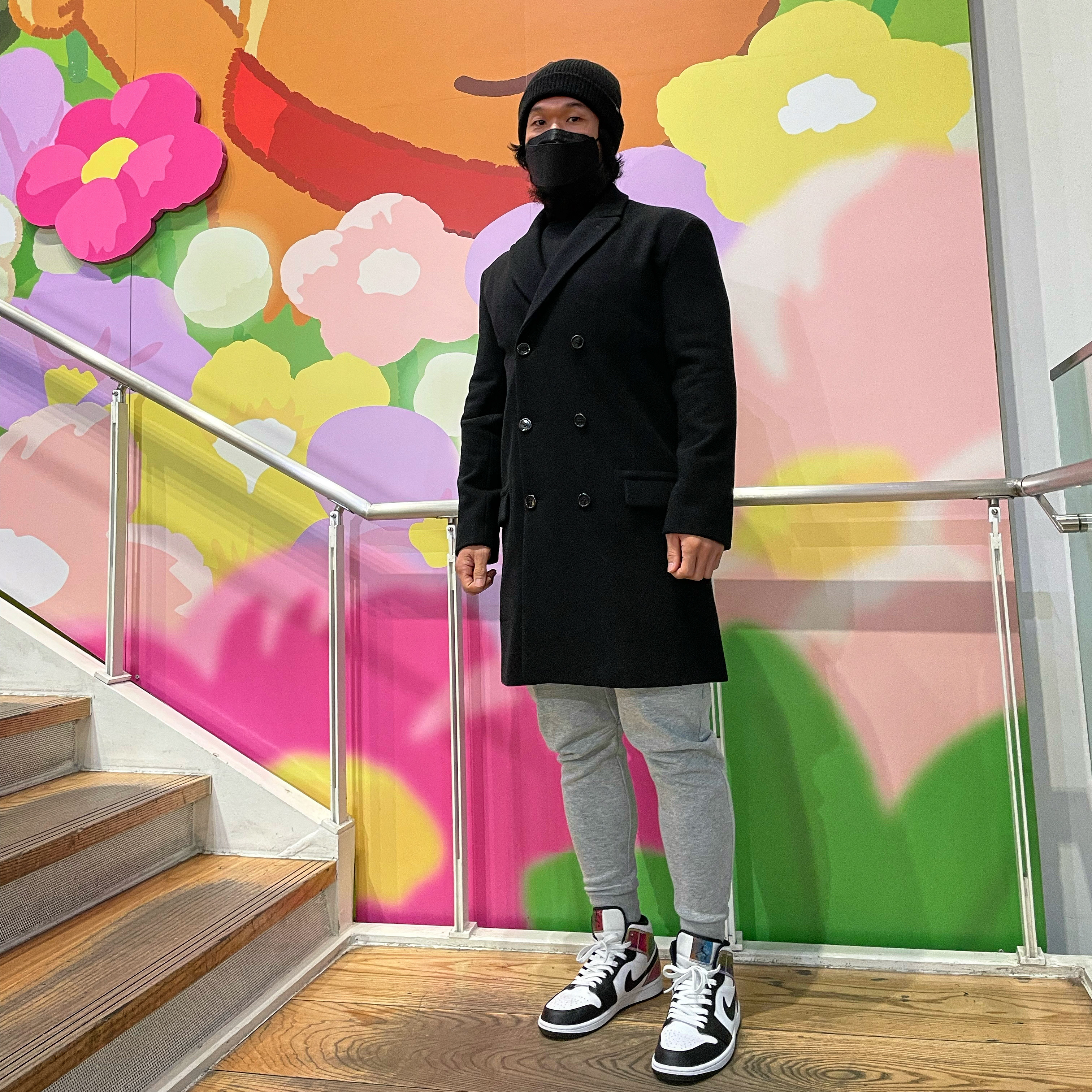Jordan 1 Mid SE Heat Reactive 착용 스타일 - 1