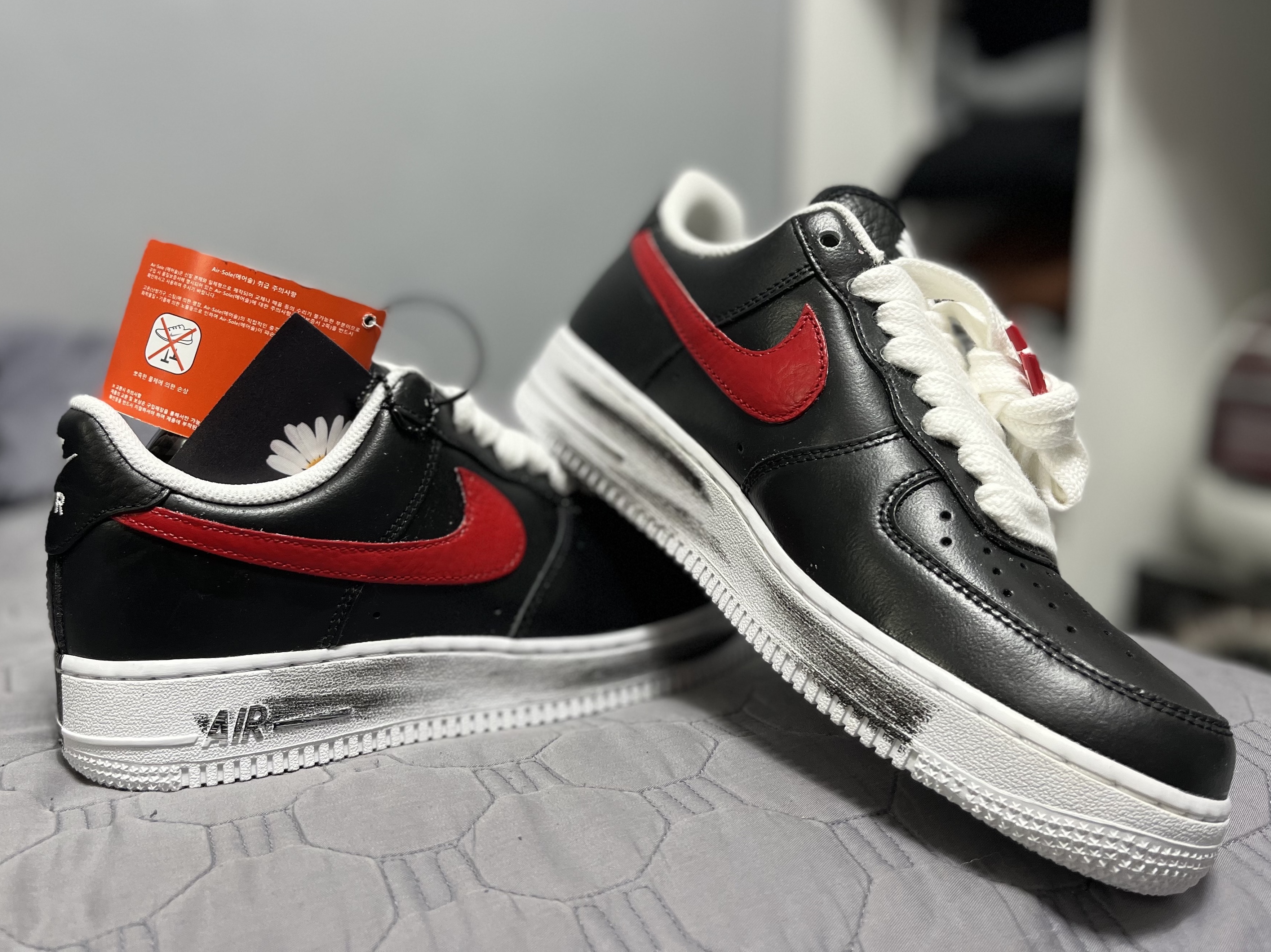 Nike x Peaceminusone Air Force 1 Low Para-Noise 착용 스타일