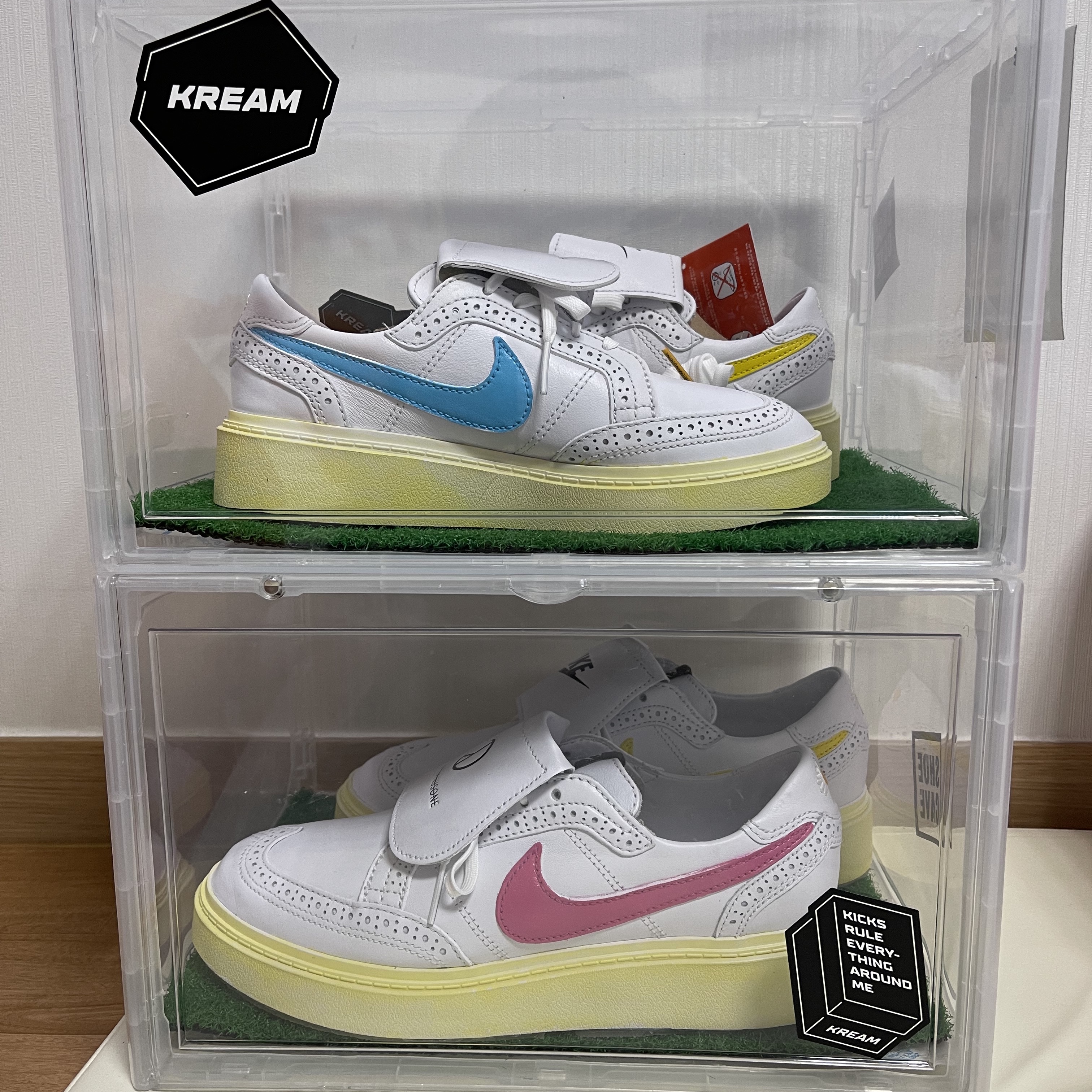 Nike x Peaceminusone Kwondo1 White 착용 스타일