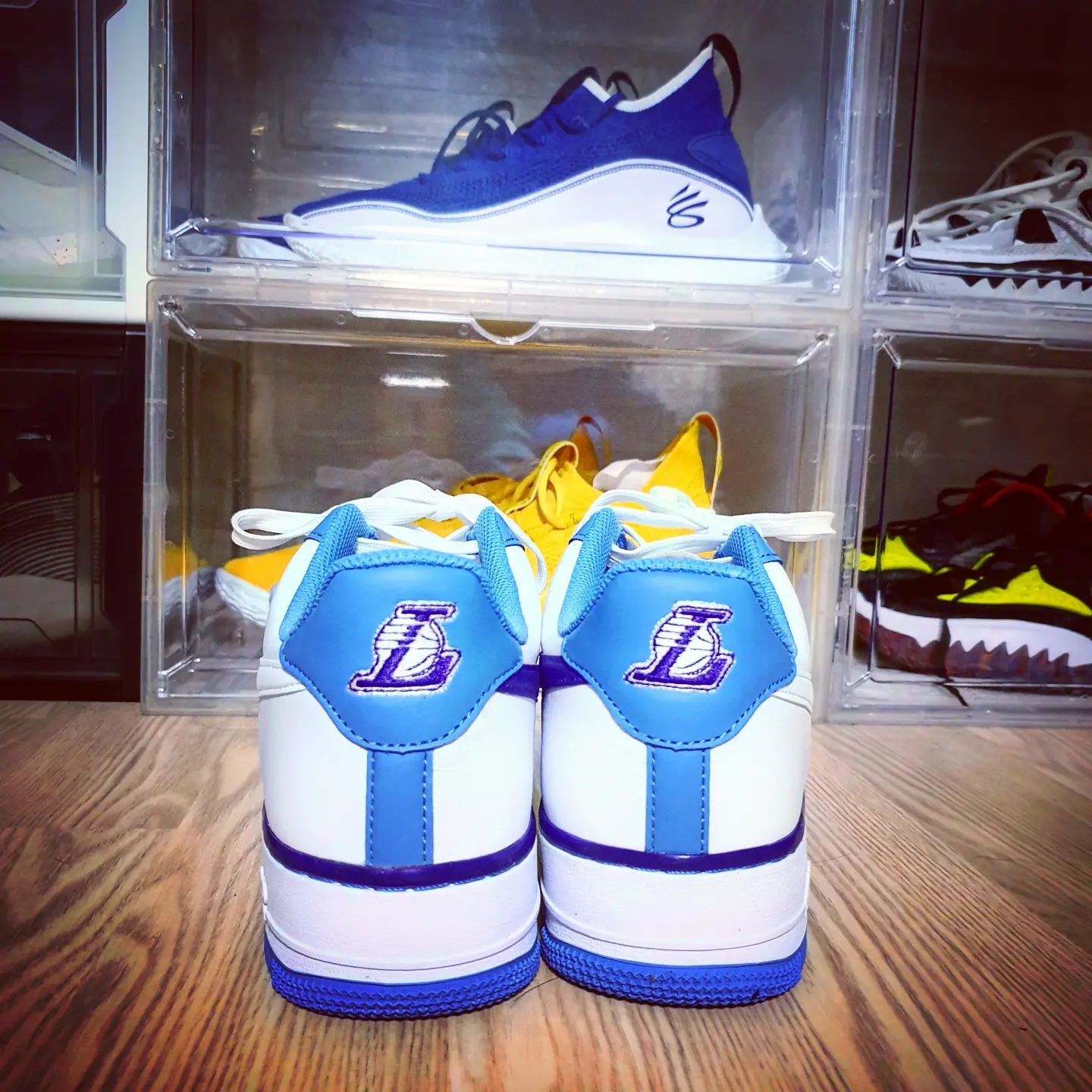 Nike x NBA Air Force 1 '07 LV8 EMB White and Coast Field 착용 스타일 - 4
