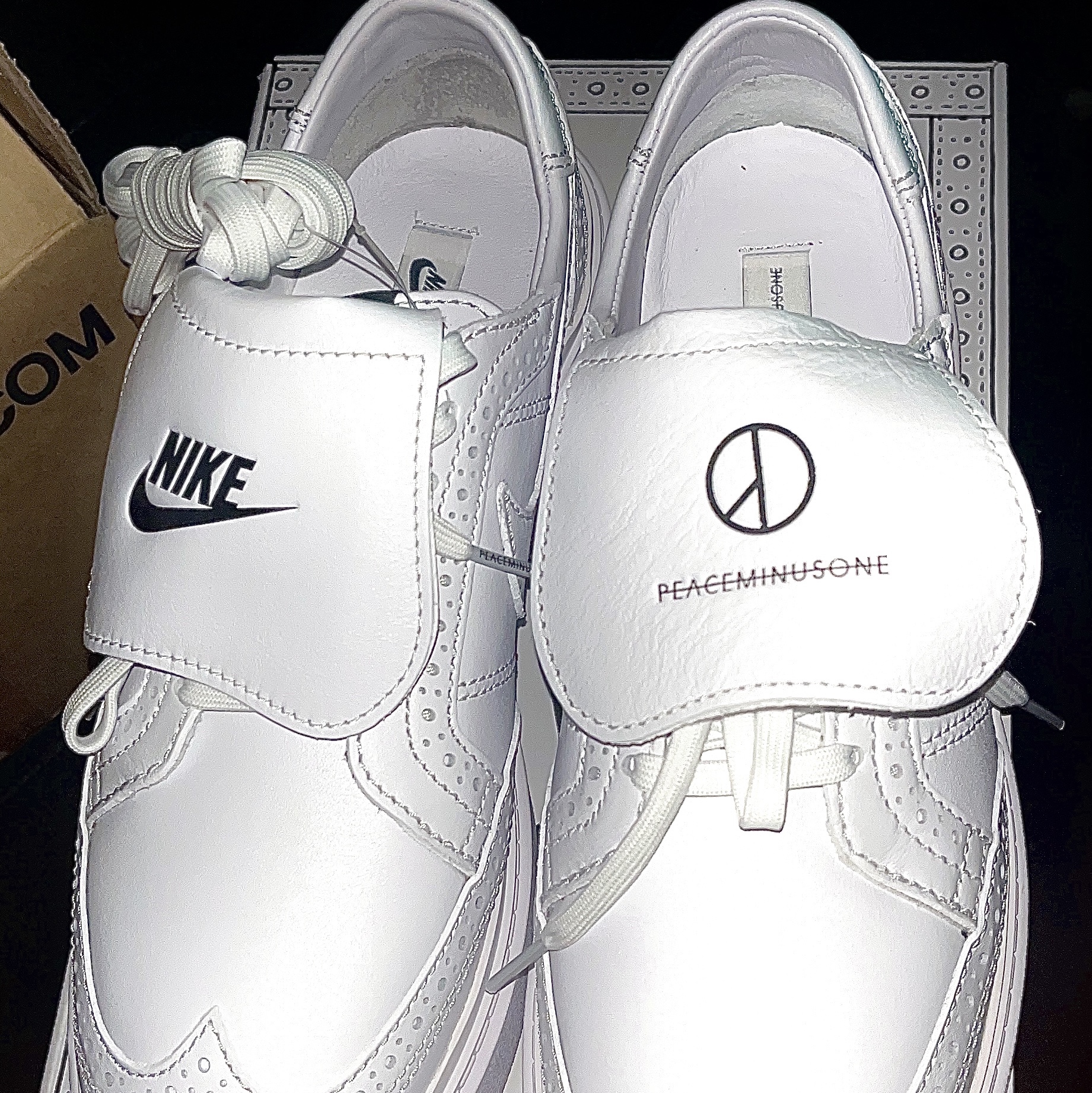 Nike x Peaceminusone Kwondo1 White 착용 스타일