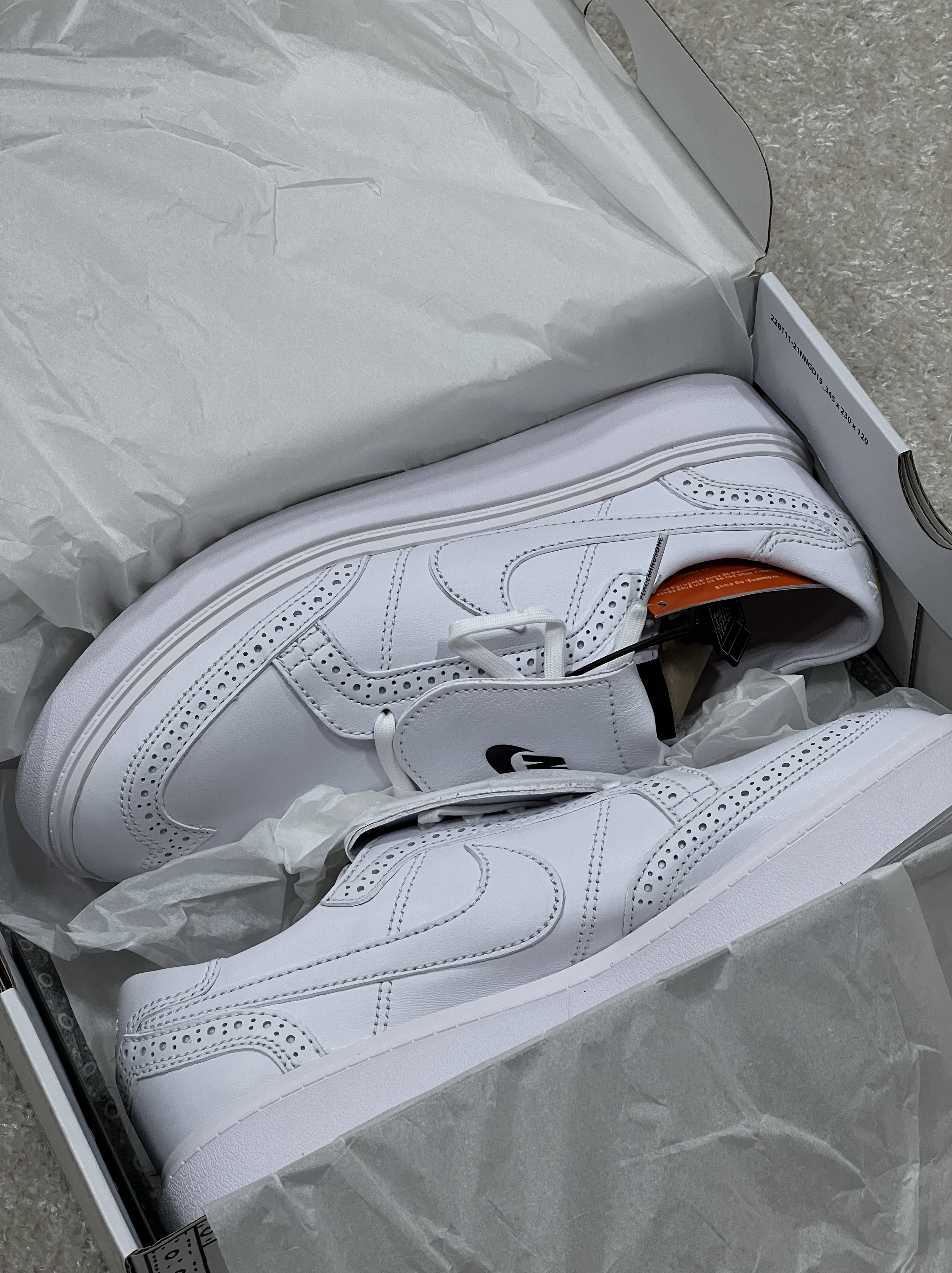 Nike x Peaceminusone Kwondo1 White 착용 스타일 - 2