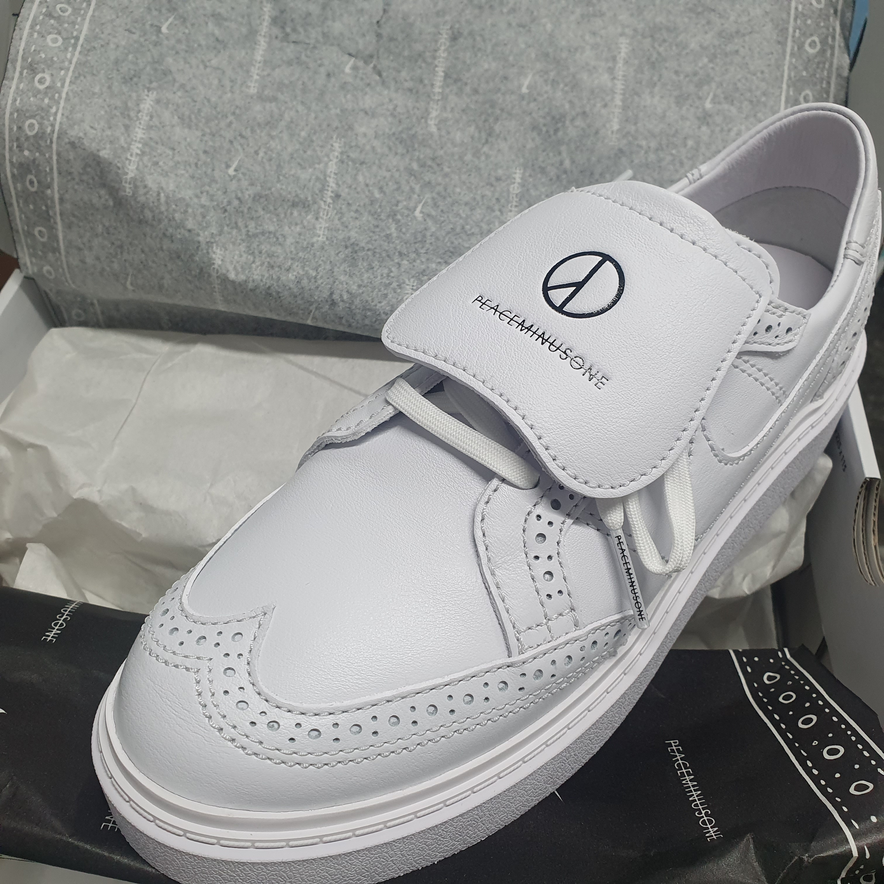 Nike x Peaceminusone Kwondo1 White 착용 스타일