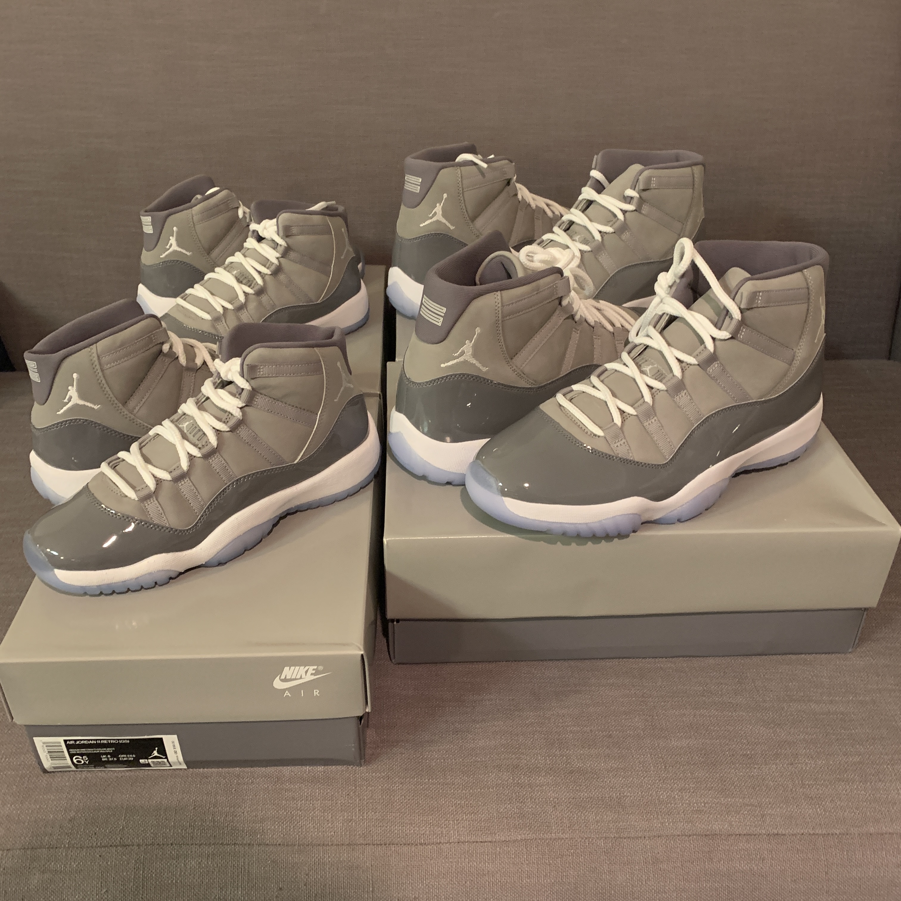 Jordan 11 Retro Cool Grey 2021, (GS) Jordan 11 Retro Cool Grey 2021 착용 스타일