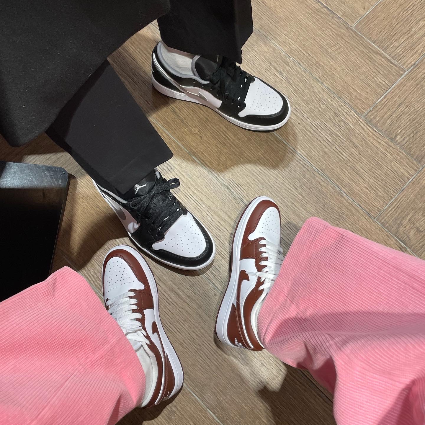 Jordan 1 Low Black Particle Grey, (W) Jordan 1 Low Bronze Eclipse 착용 스타일